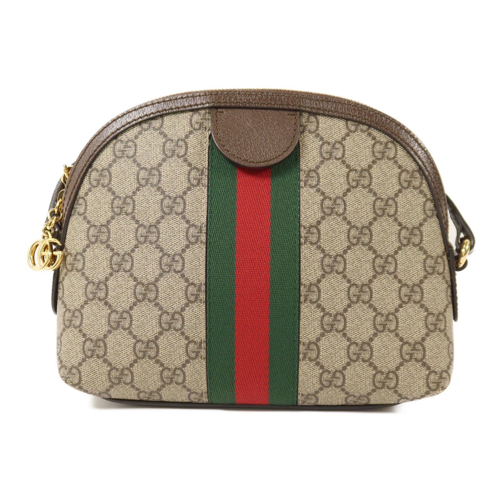 GUCCI 塗層帆布Ophidia金扣肩背袋