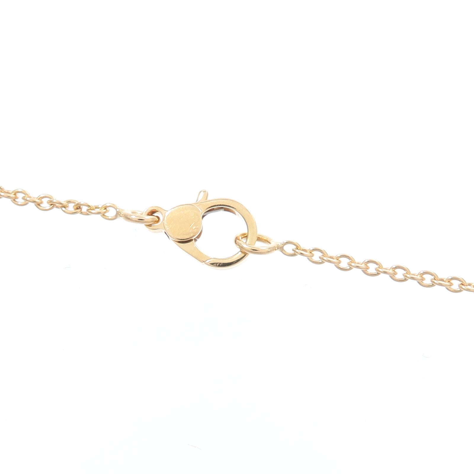 HERMES 18K玫瑰金Finesse Pendant鑽石項鍊