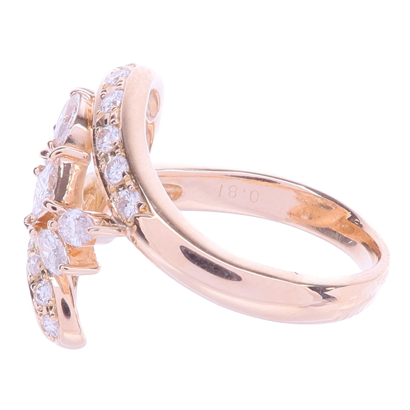 JEWELRY 18K黃金Diamond Ring鑽石戒指US#5.5