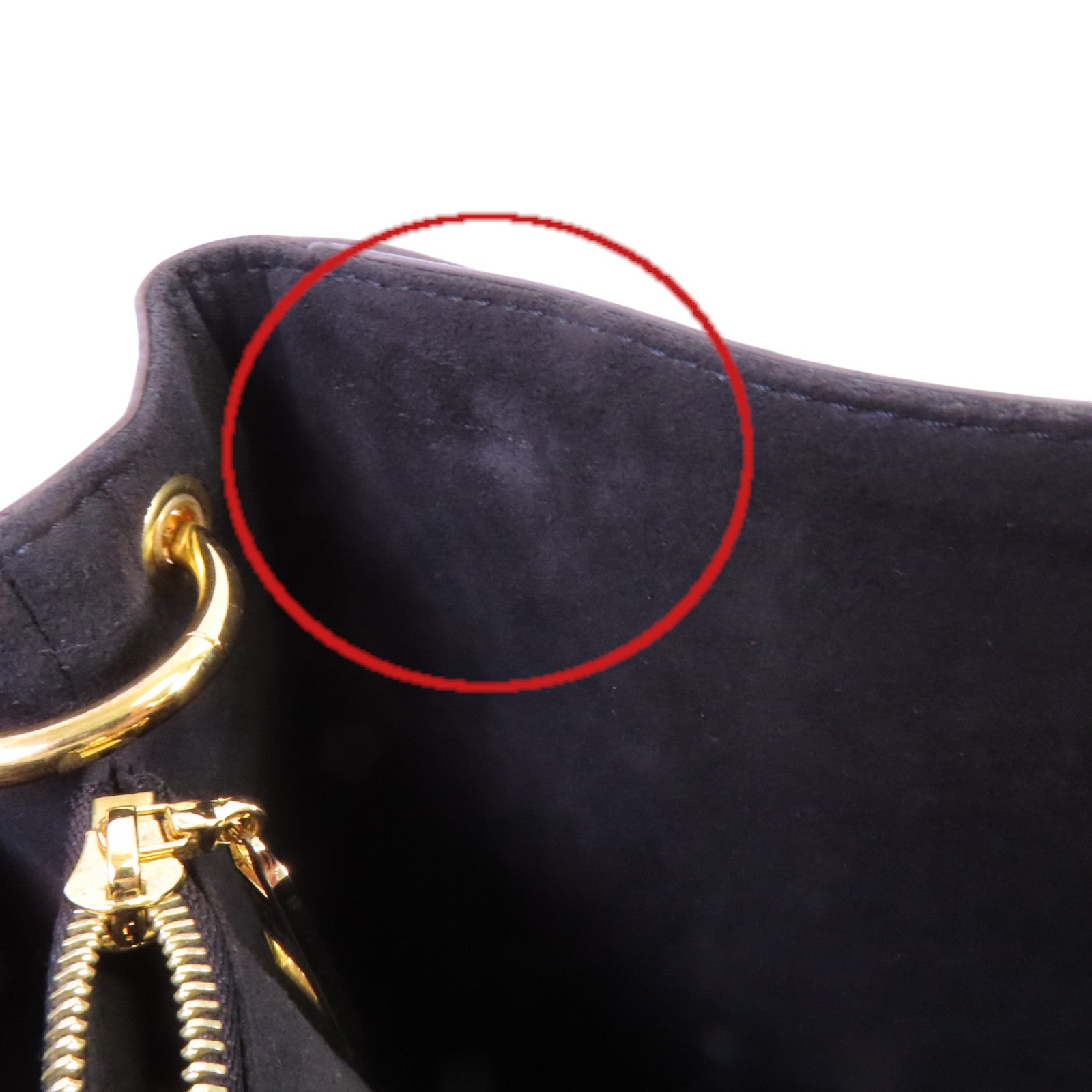 LOUIS VUITTON Damier Ebene Riverside金扣手挽肩背兩用袋