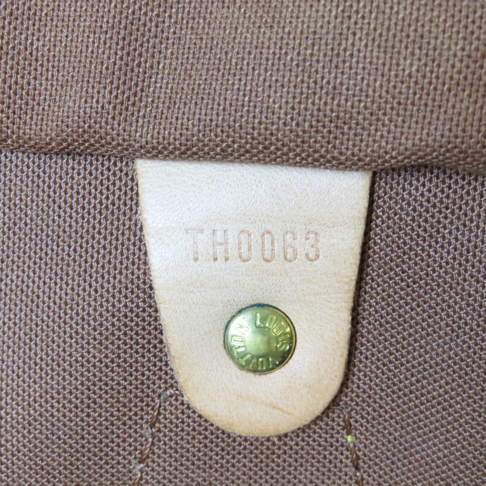 LOUIS VUITTON Monogram Speedy 35金扣手挽袋啡色