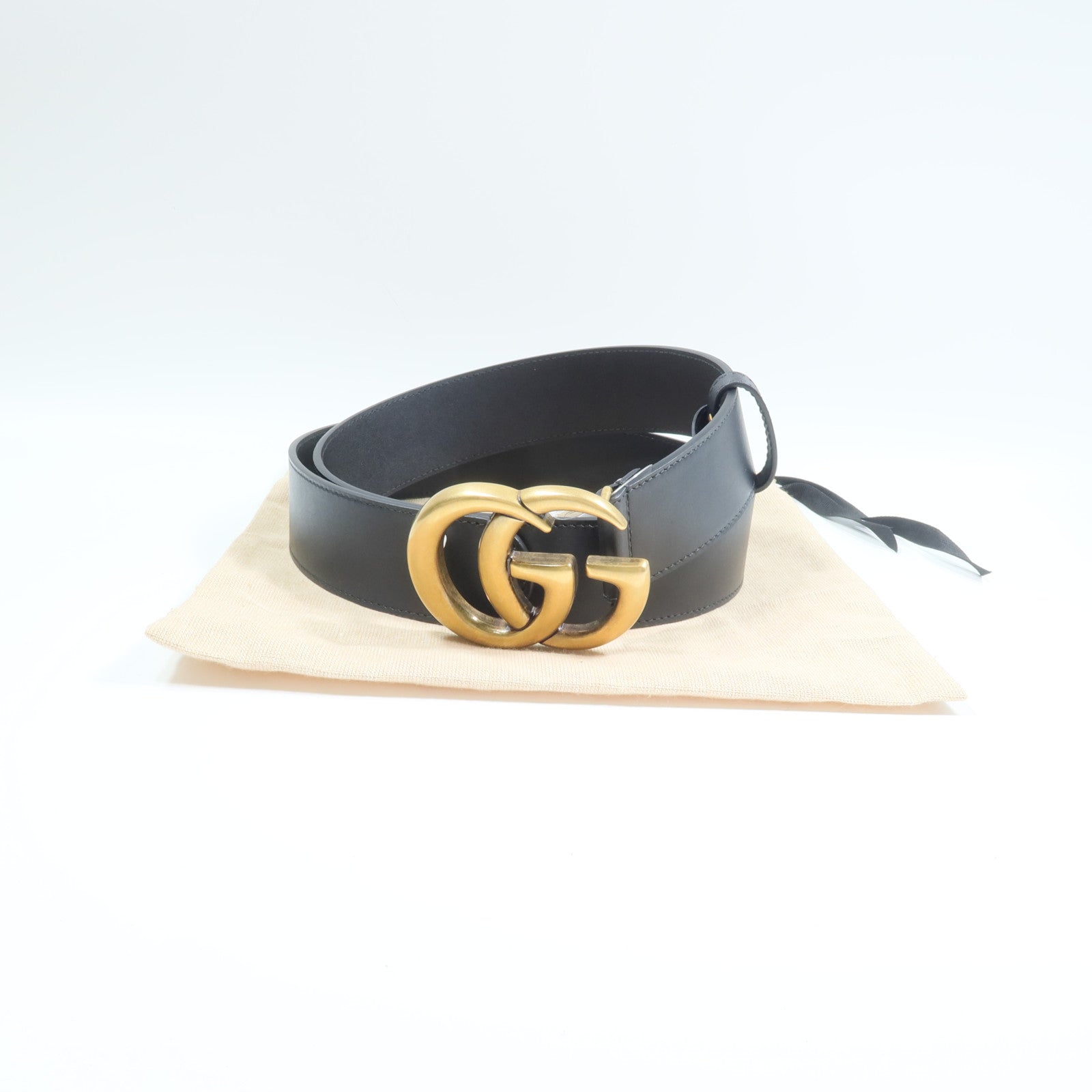 GUCCI 牛皮皮革GG Marmont皮帶
