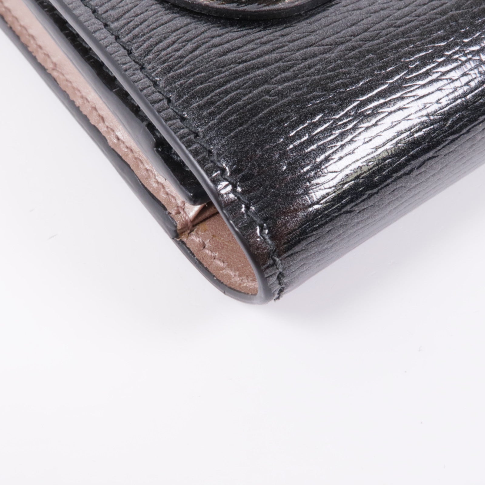 GUCCI GG GHW Long Wallet 251861 Calfskin Leather Black