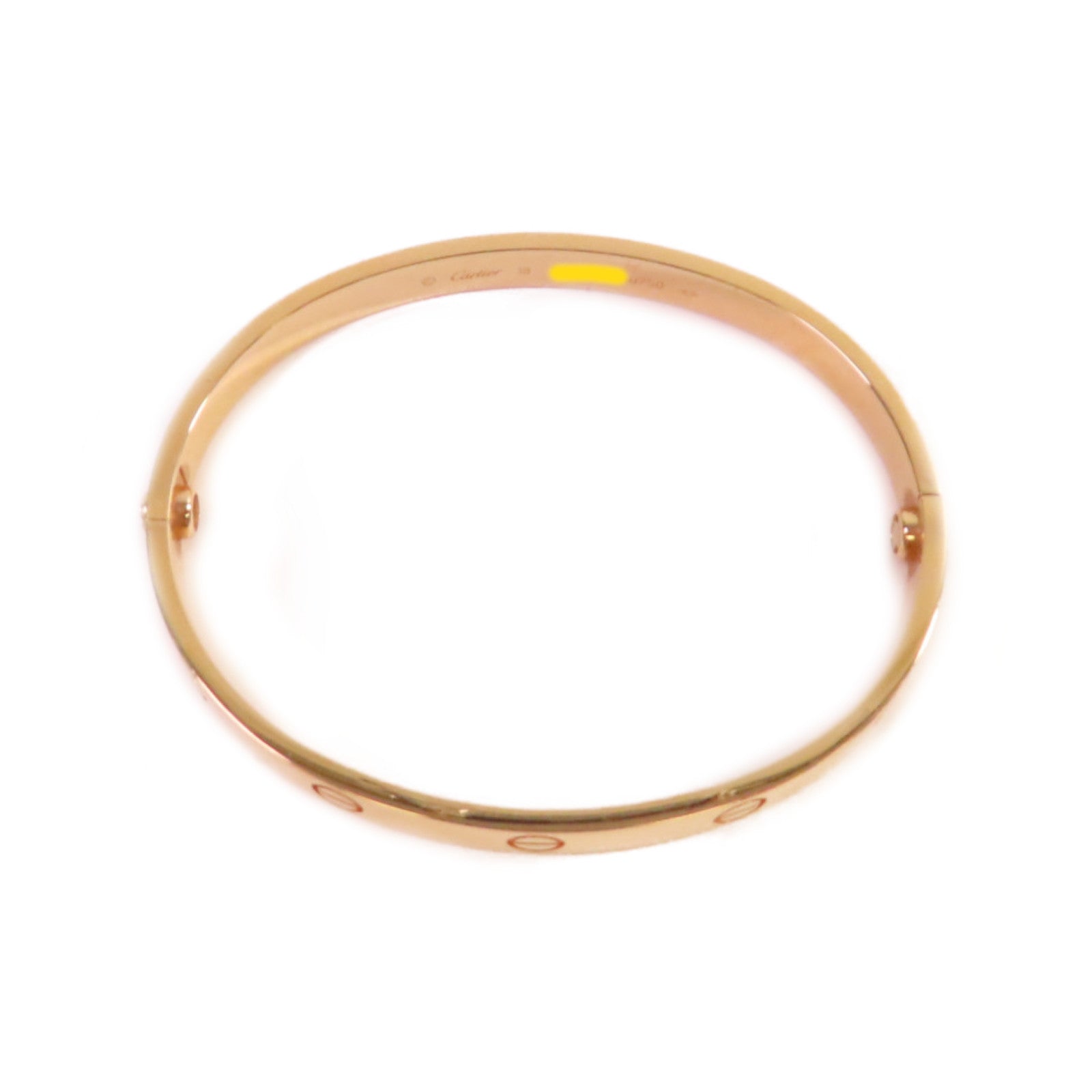 CARTIER 18K玫瑰金Love Bracelet手鐲#18