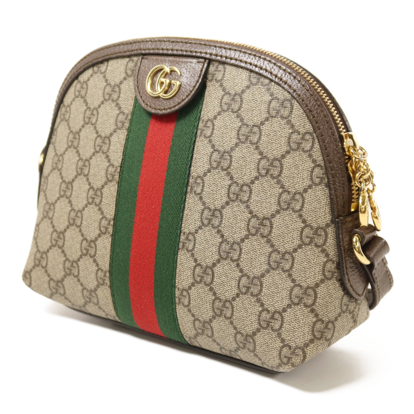 GUCCI 塗層帆布Ophidia金扣肩背袋