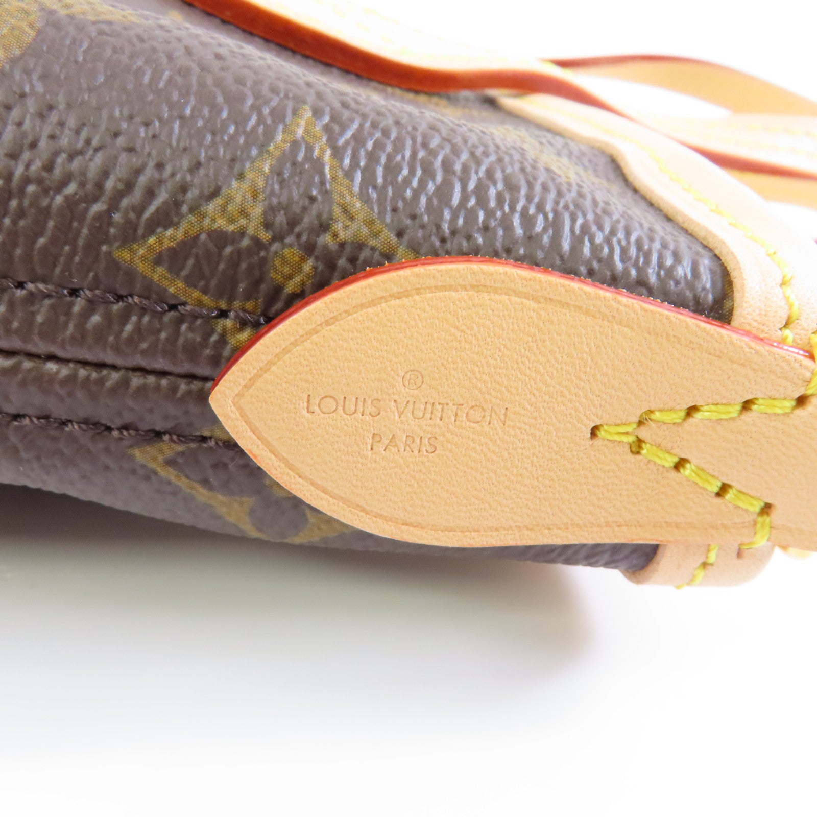 LOUIS VUITTON Monogram Neverfull BB金扣手挽肩背兩用袋啡色