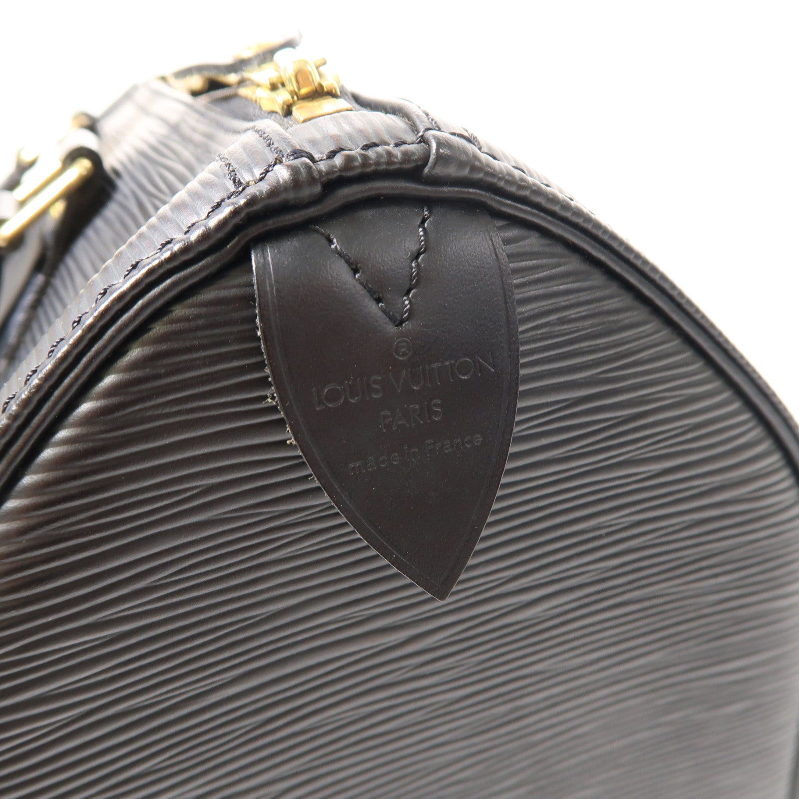 LOUIS VUITTON Epi Speedy 25金扣手挽袋黑色