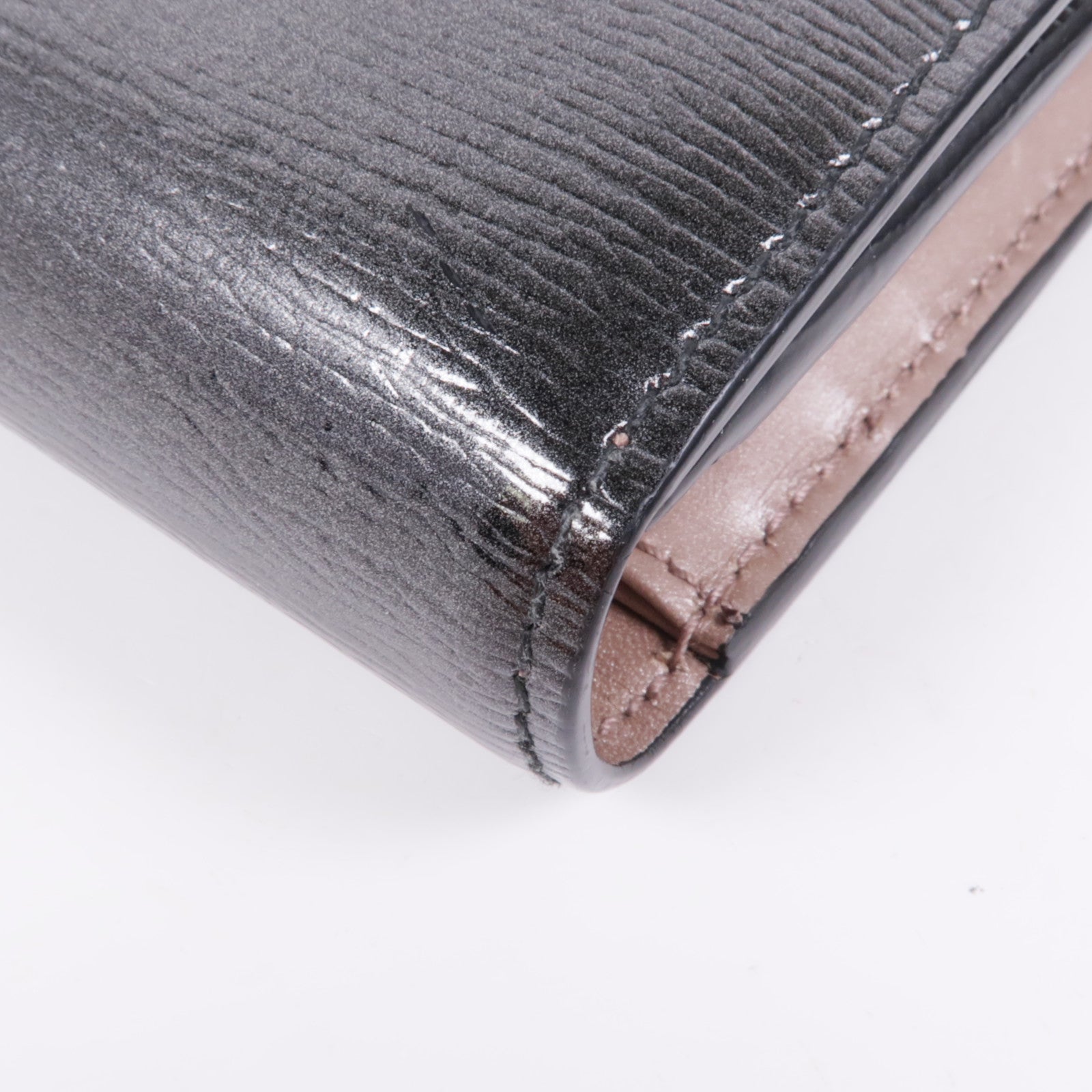 GUCCI GG GHW Long Wallet 251861 Calfskin Leather Black