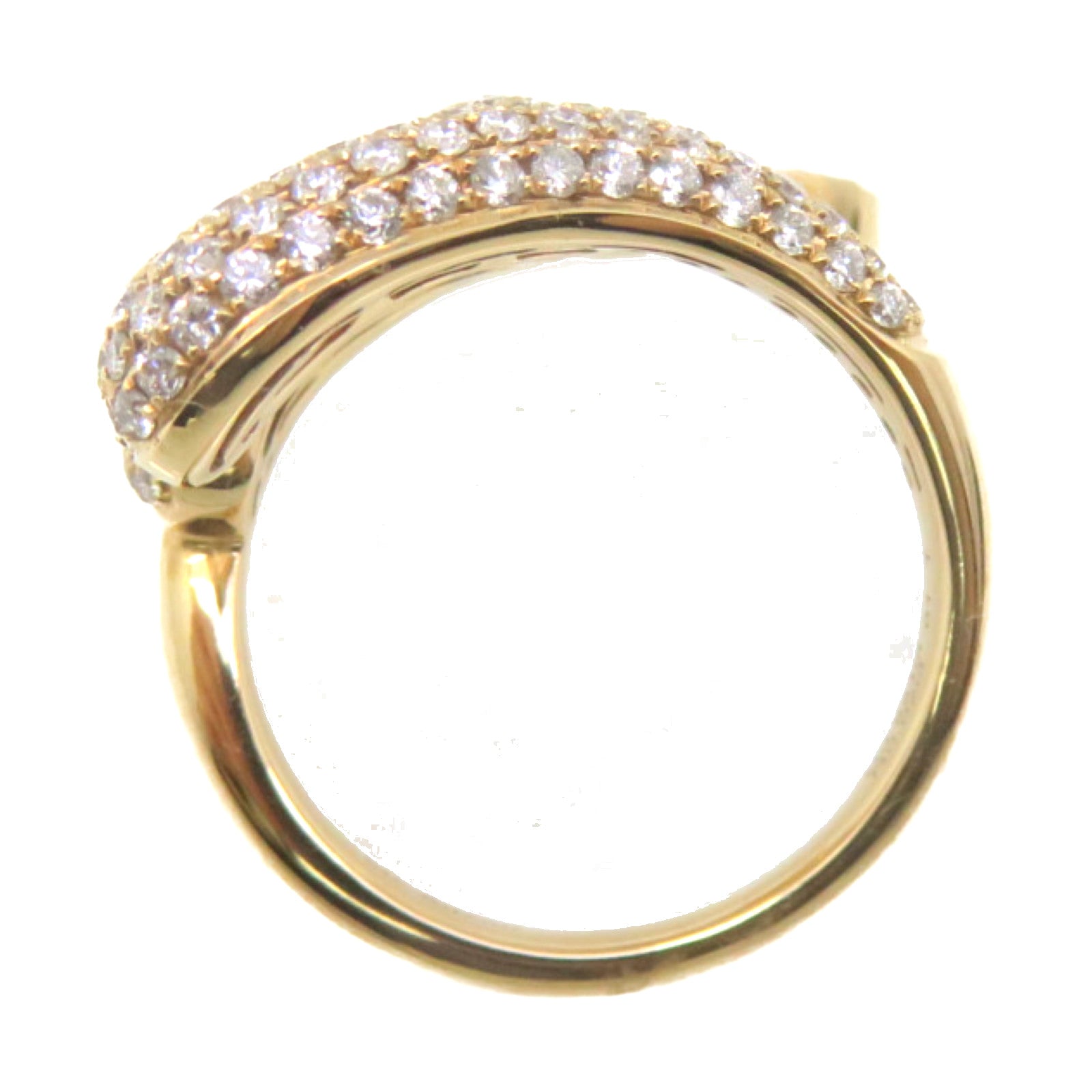 JEWELRY 【激減優惠】18K玫瑰金/0.884ct鑽石/0.02ct紅寶石Diamond Ring戒指US#5.75