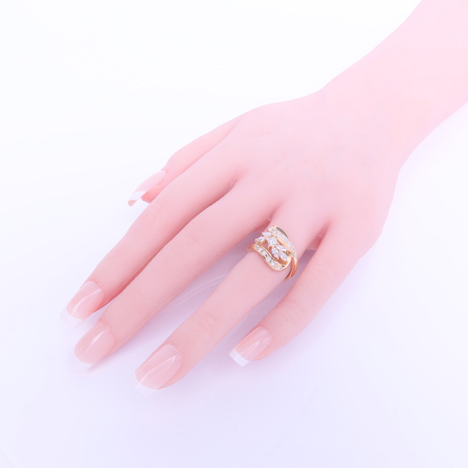 JEWELRY 18K黃金Diamond Ring鑽石戒指US#5.5