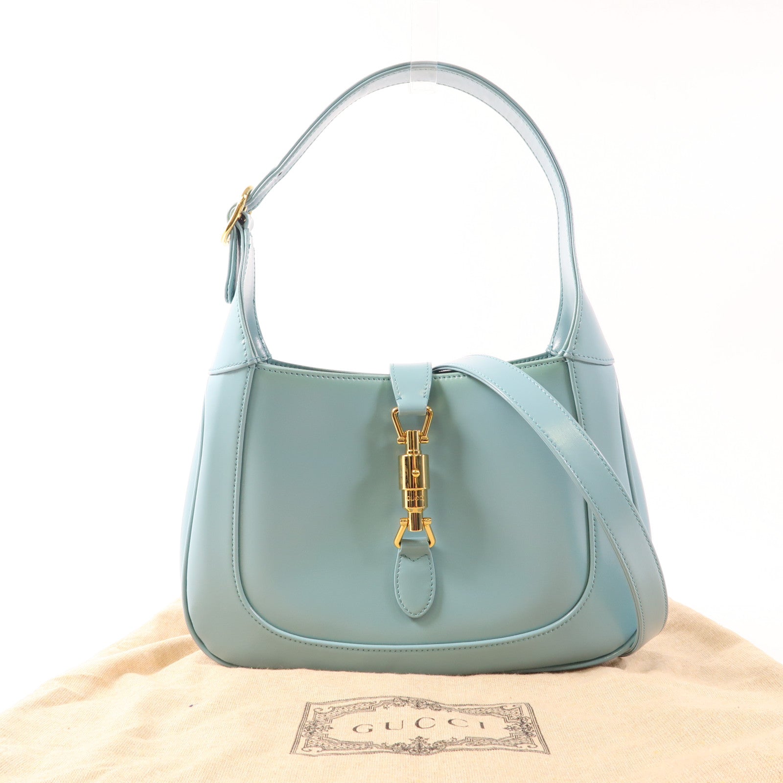 GUCCI 牛皮皮革Shoulder Bag金扣肩背袋