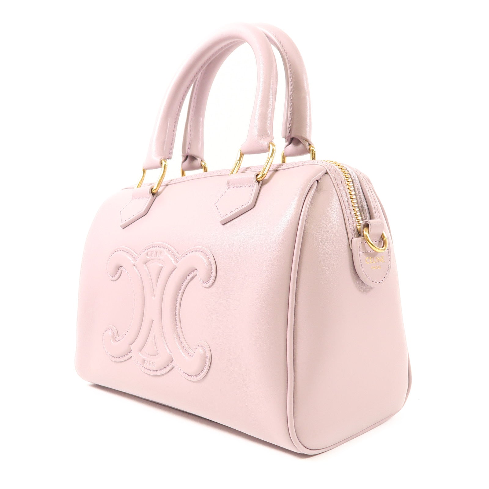CELINE 牛皮皮革Small Boston金扣手挽肩背兩用袋
