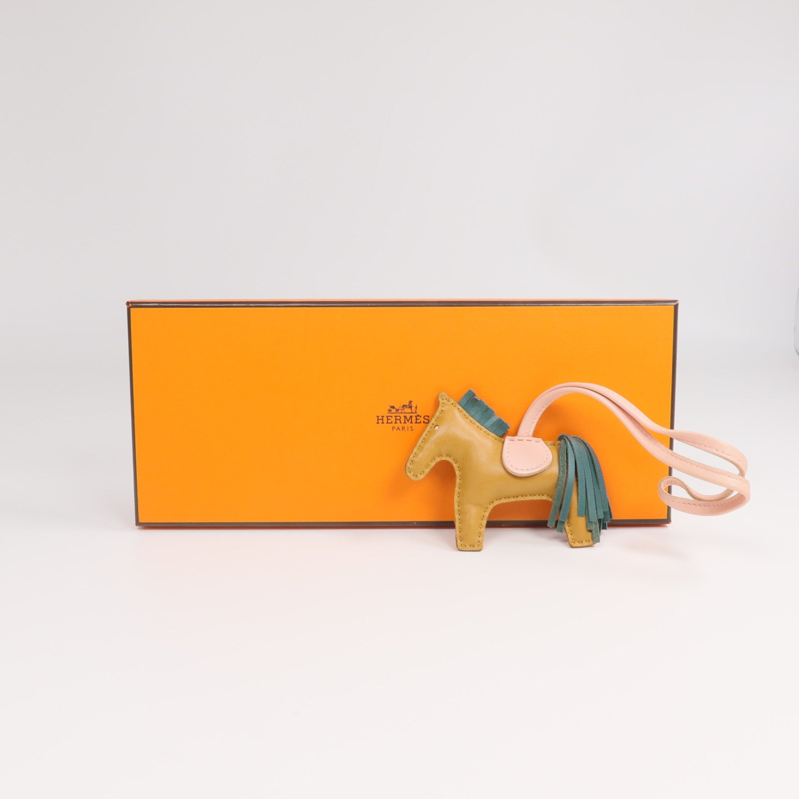 HERMES Milo皮革Rodeo Pegase PM掛飾