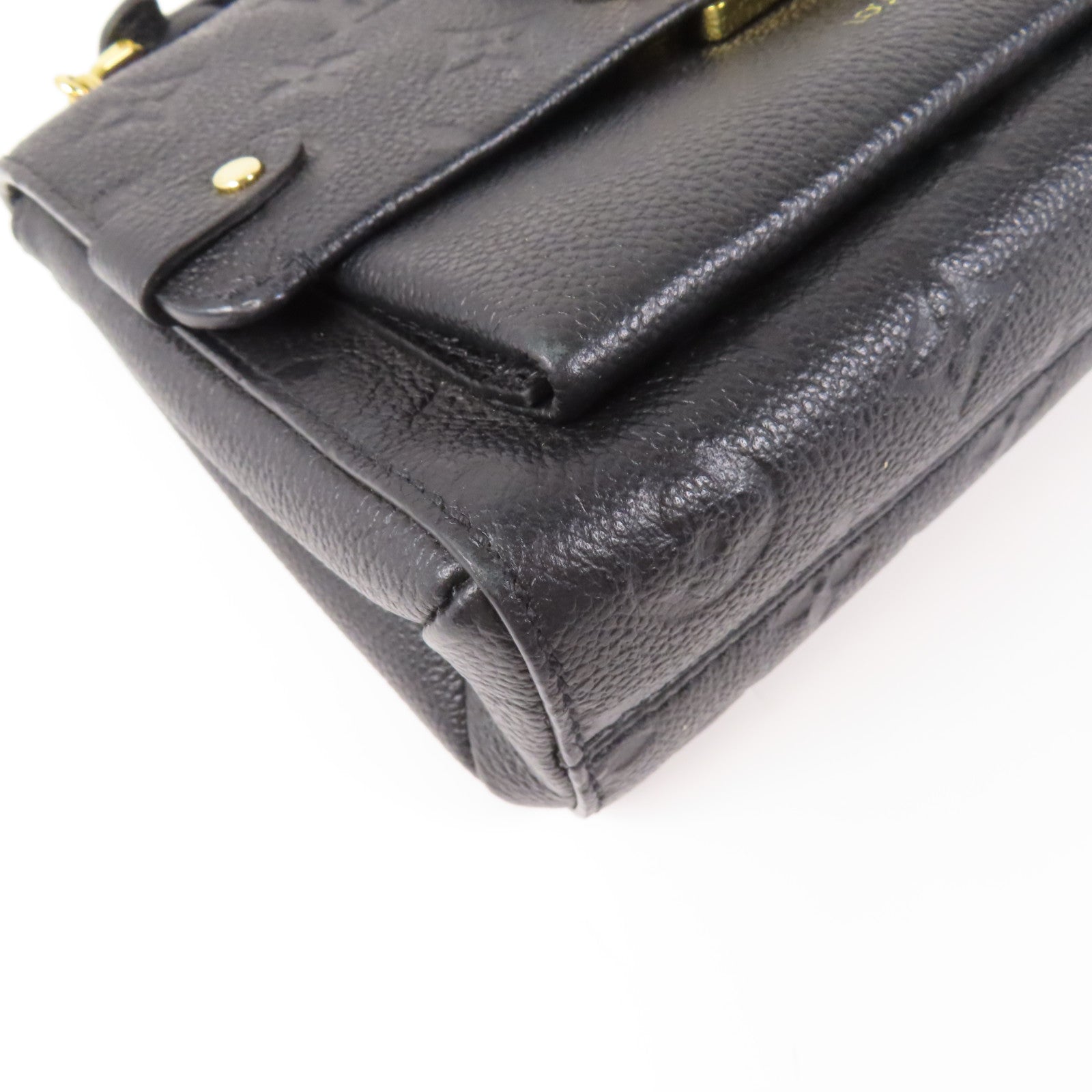 LOUIS VUITTON Monogram Empreinte Vavin BB金扣肩背袋