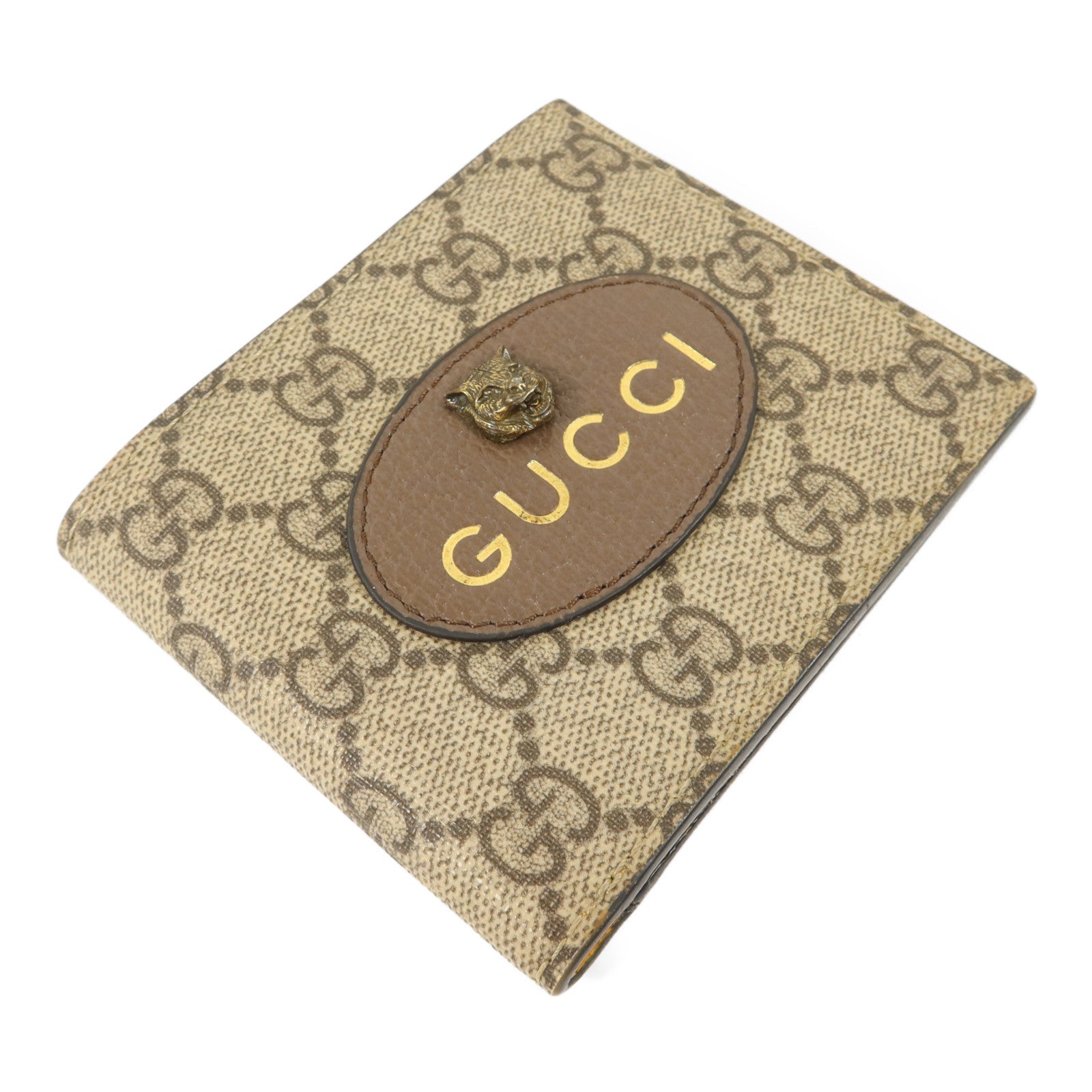 GUCCI 塗層帆布Neo Vintage GG Supreme Wallet錢包