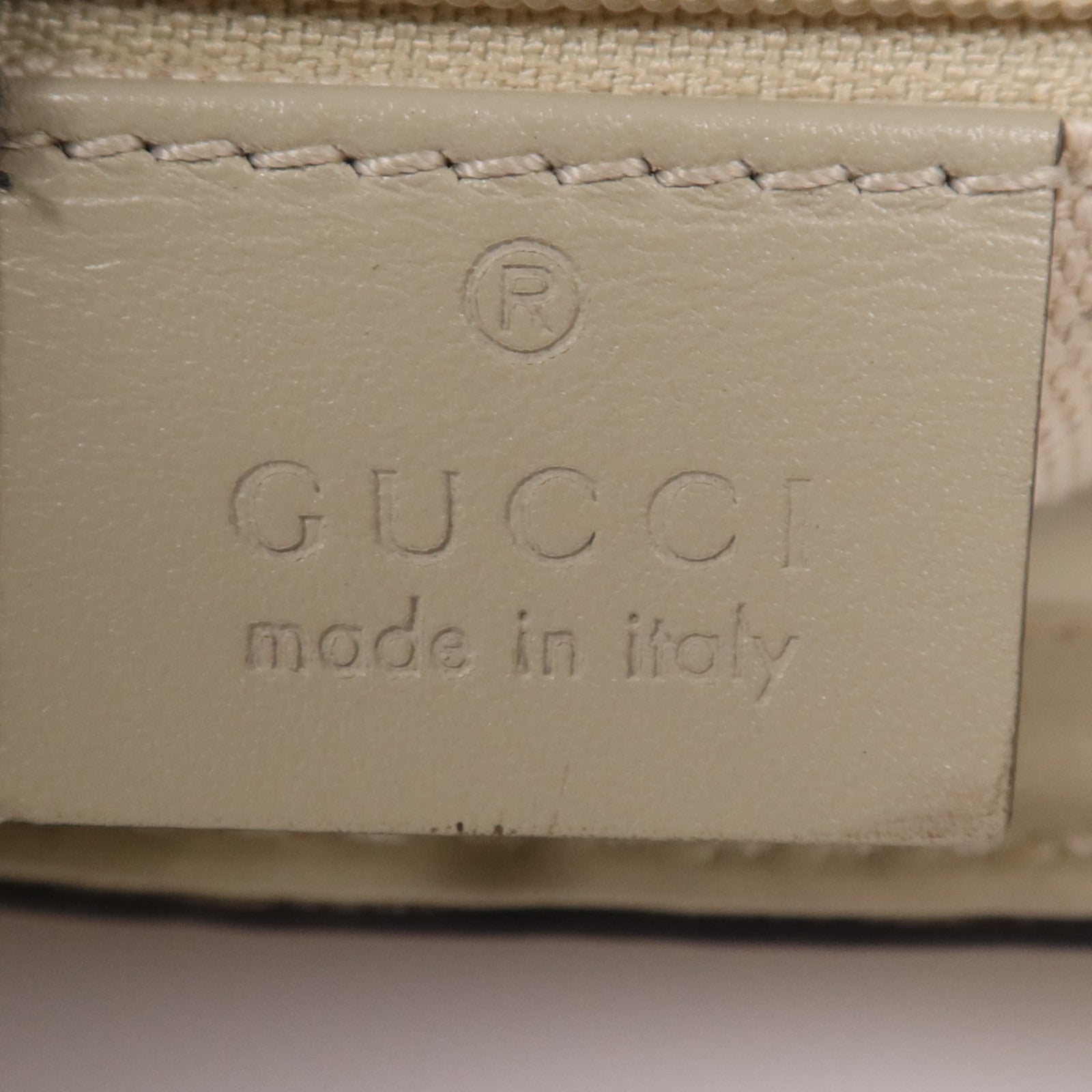 GUCCI 帆布Shoulder Bag金扣肩背袋