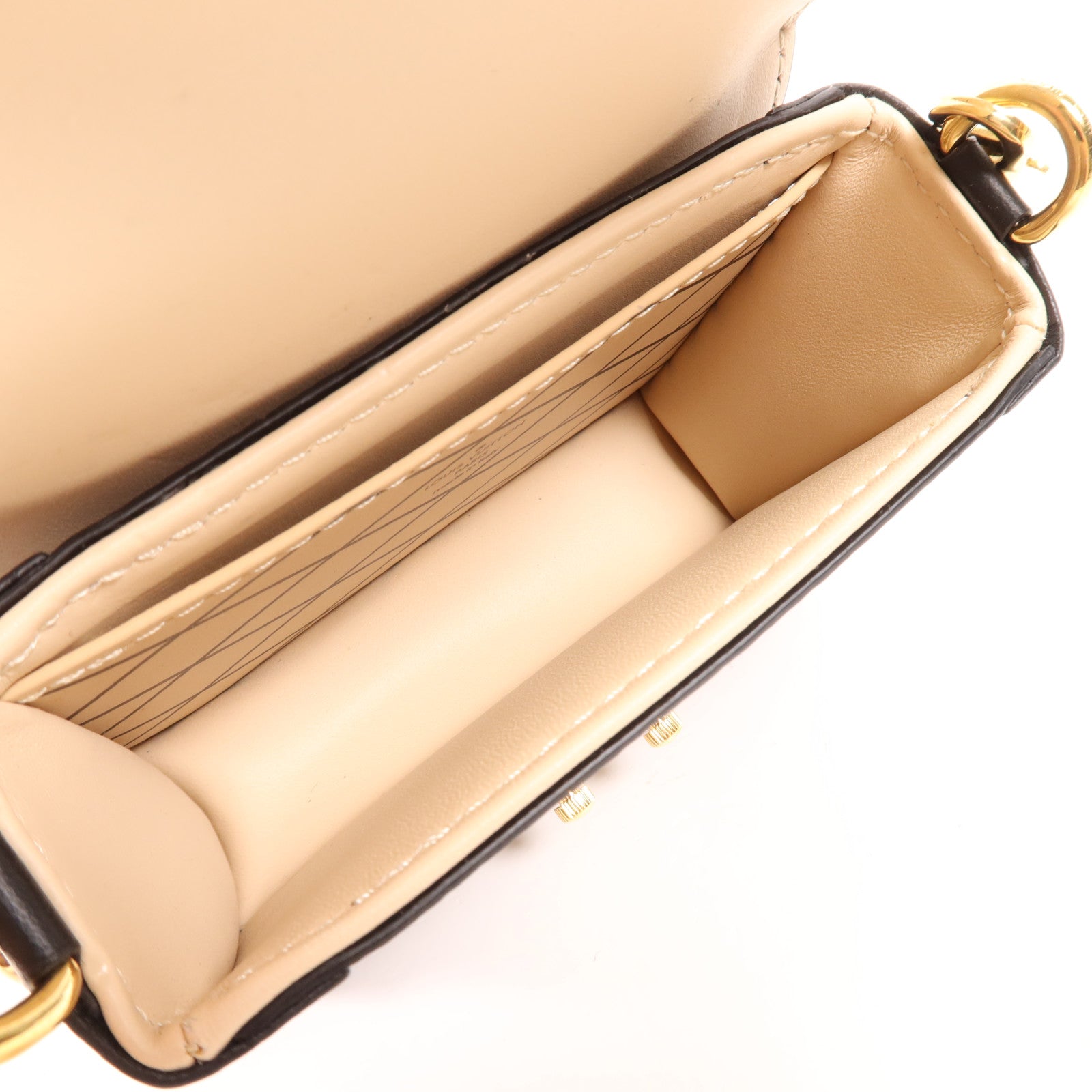 LOUIS VUITTON Monogram Mini Essential Trunk金扣鏈帶肩背袋