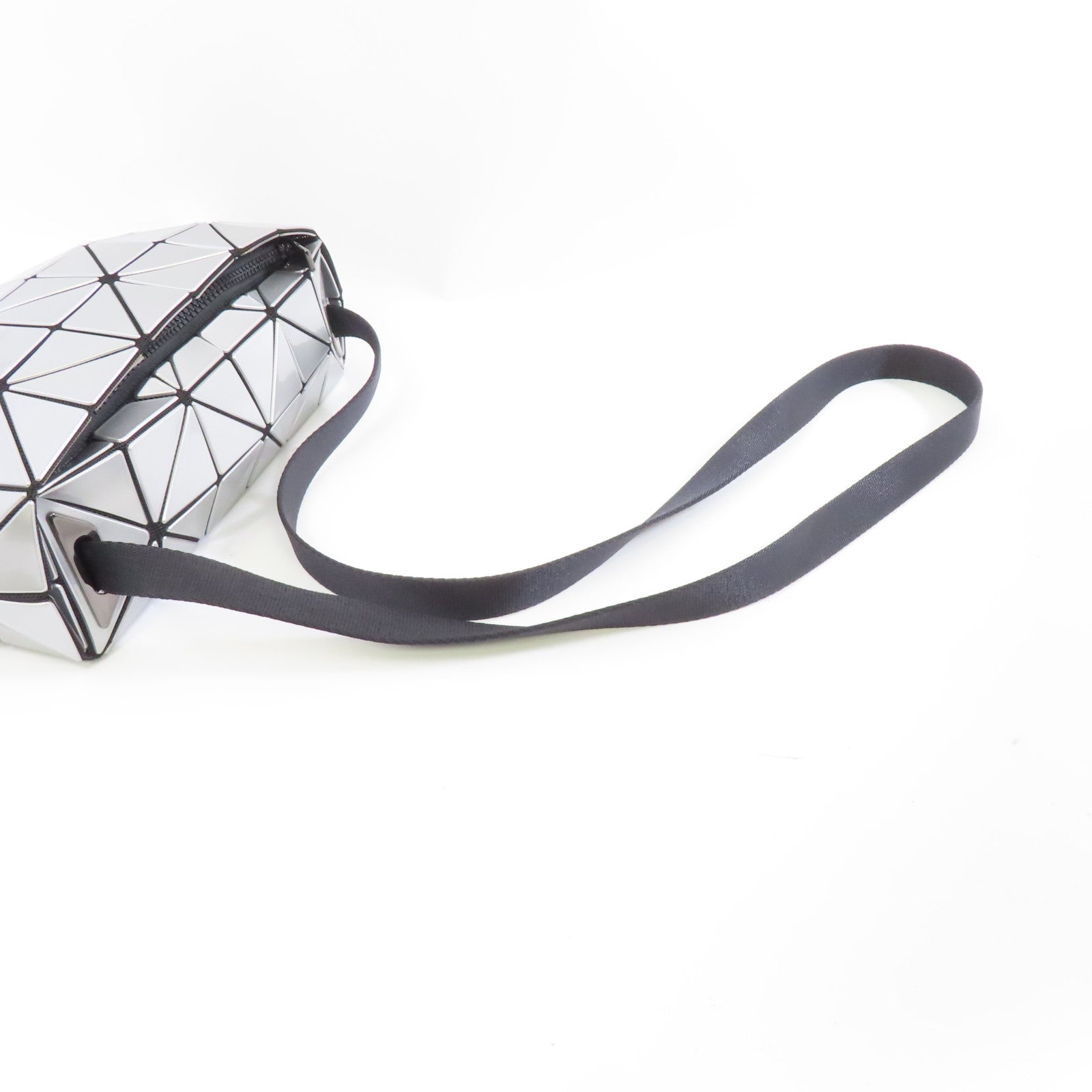 BAO BAO ISSEYMIYAKE PVC Bao Bao Shoulder Bag肩背袋銀色