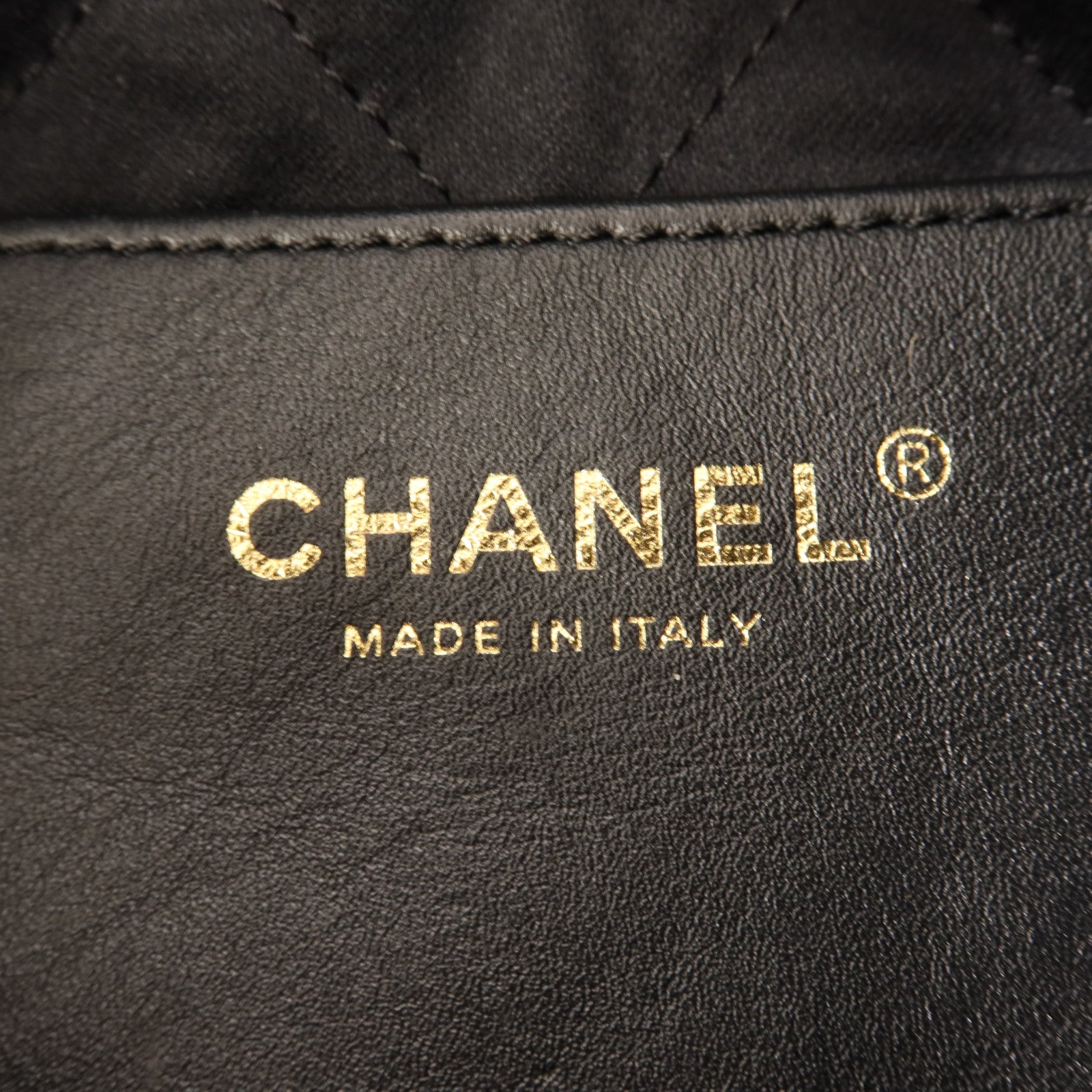 CHANEL 牛皮皮革Chanel Mini 22金扣手挽肩背兩用袋