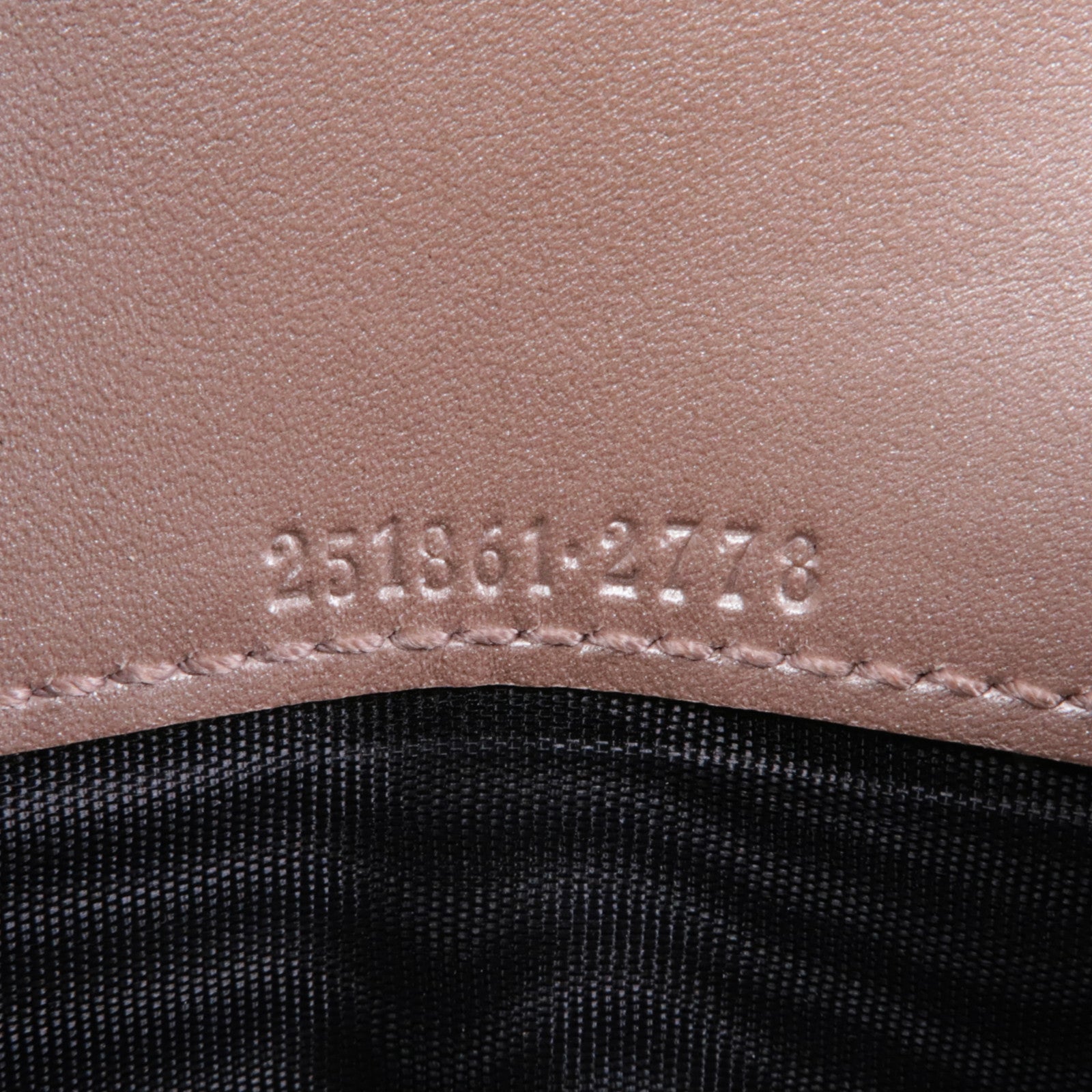 GUCCI GG GHW Long Wallet 251861 Calfskin Leather Black