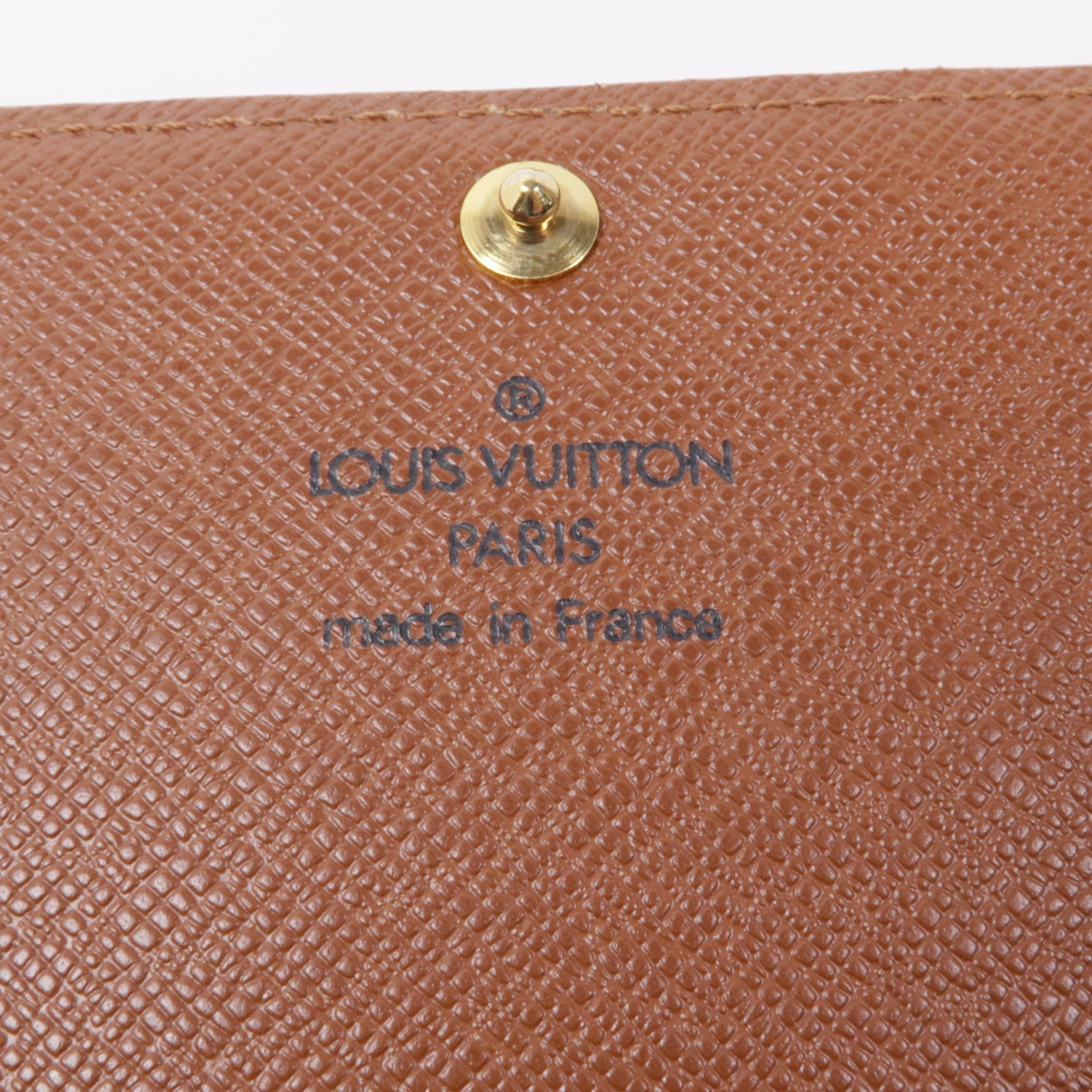 LOUIS VUITTON Monogram Wallet金扣錢包