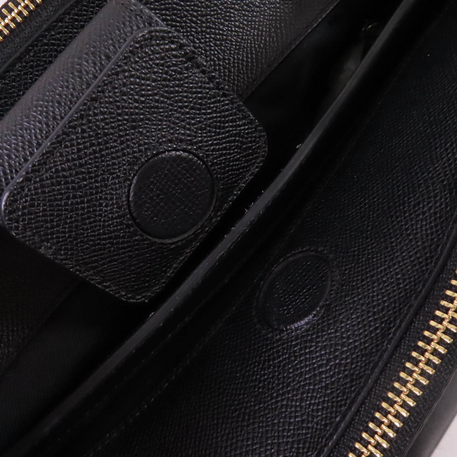 COACH 牛皮皮革2Way Shoulder Bag金扣手挽肩背兩用袋黑色