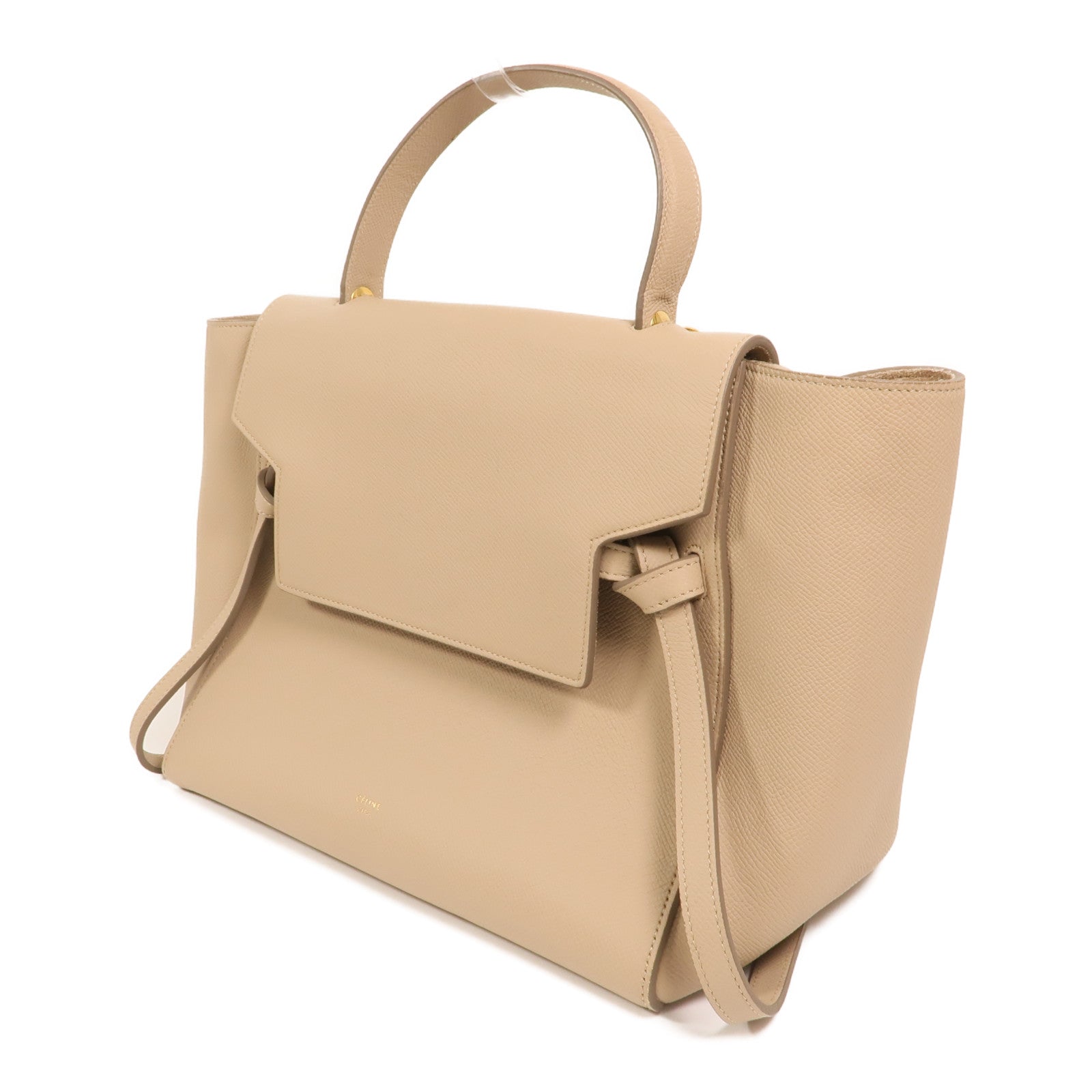 CELINE 牛皮皮革Micro Belt Bag金扣手挽肩背兩用袋