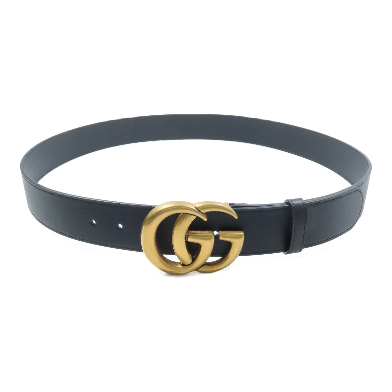 GUCCI 牛皮皮革GG Marmont皮帶