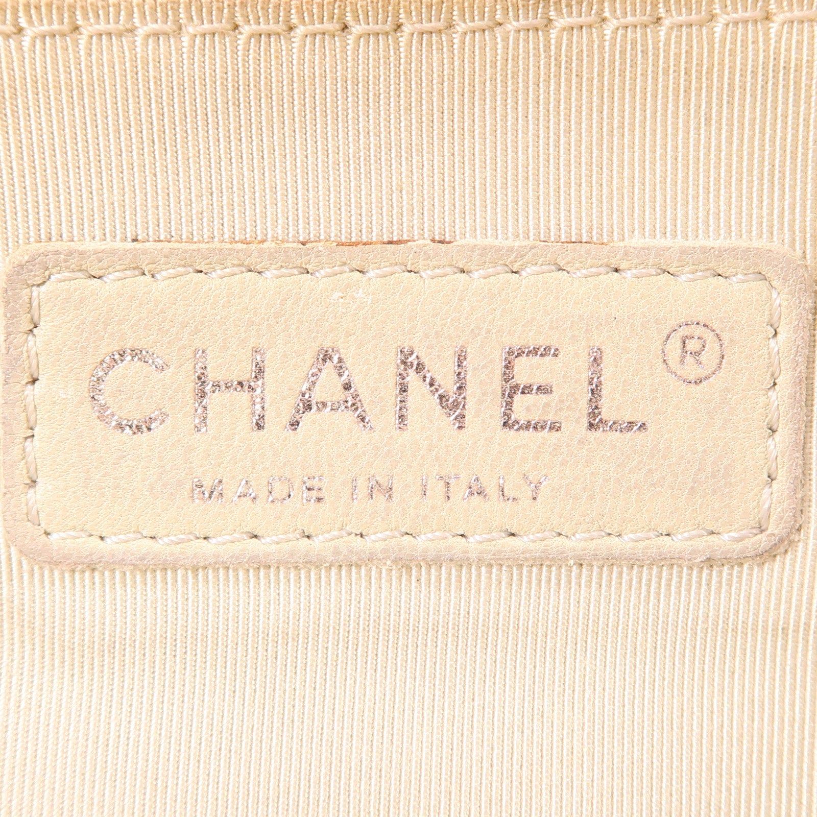 CHANEL 羊皮皮革Chain Shoulder銀扣鏈帶肩背袋