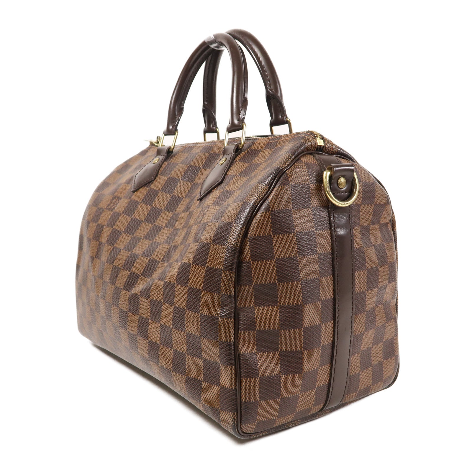 LOUIS VUITTON LV GHW Speedy Bandouliere 30 2way Shoulder Bag N41367 Damier Brown
