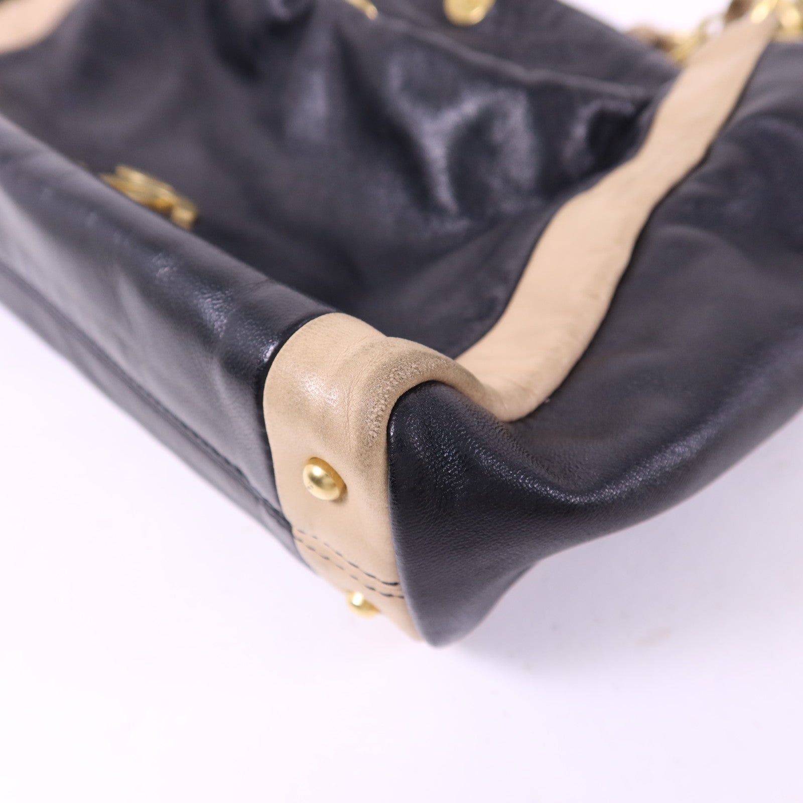 CHANEL 羊皮皮革Shoulder Bag金扣肩背袋