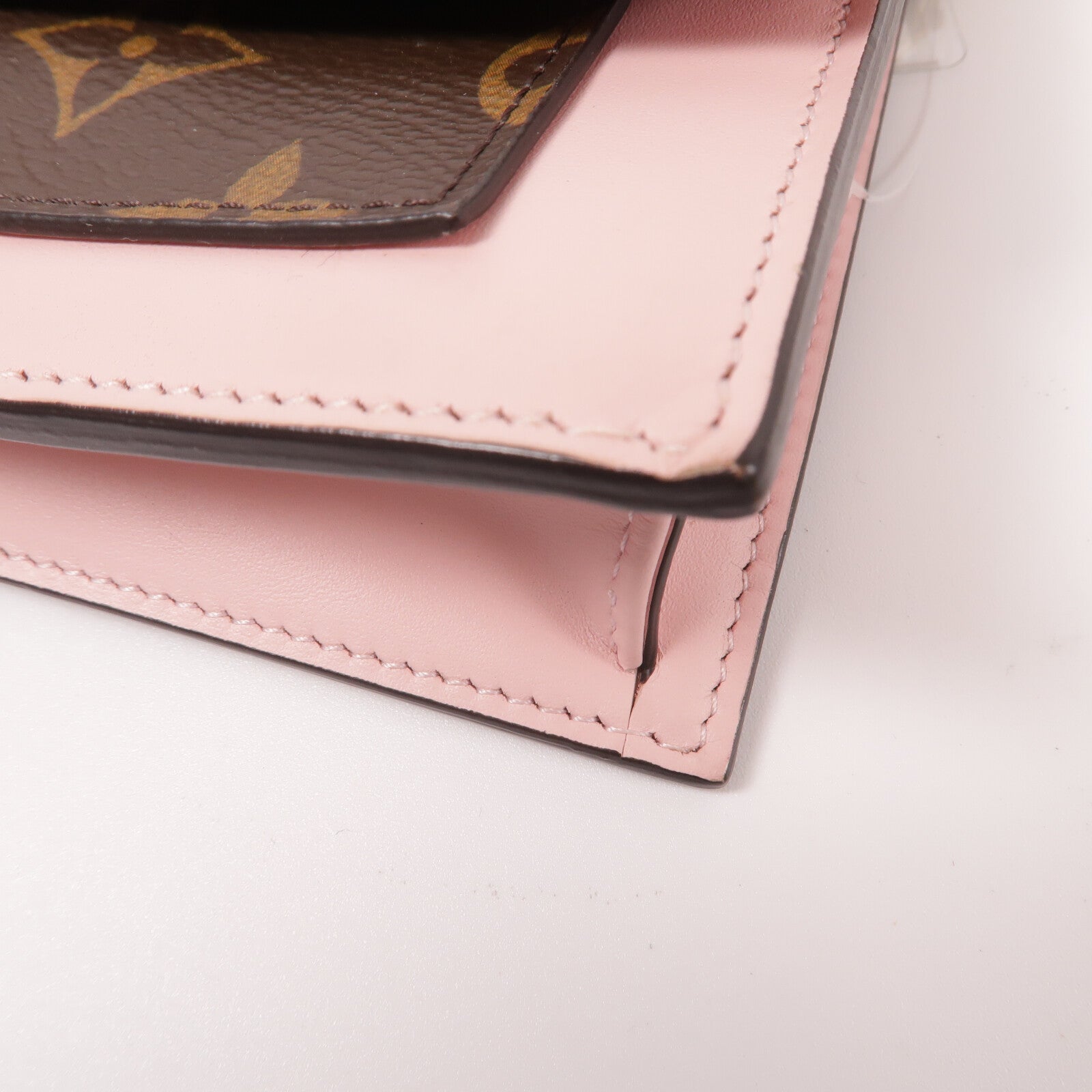 LOUIS VUITTON Monogram Flore Chain Wallet鏈帶肩背袋