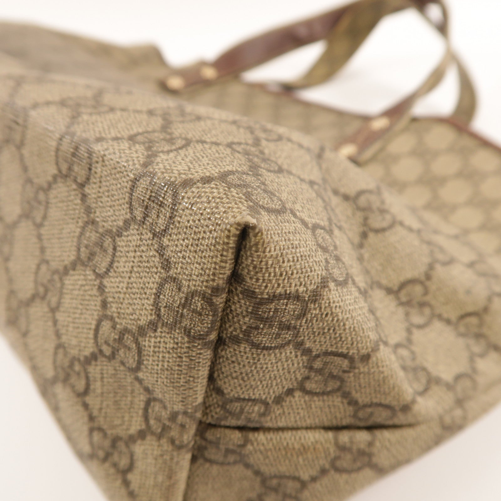 GUCCI 塗層帆布Tote bag金扣手挽袋