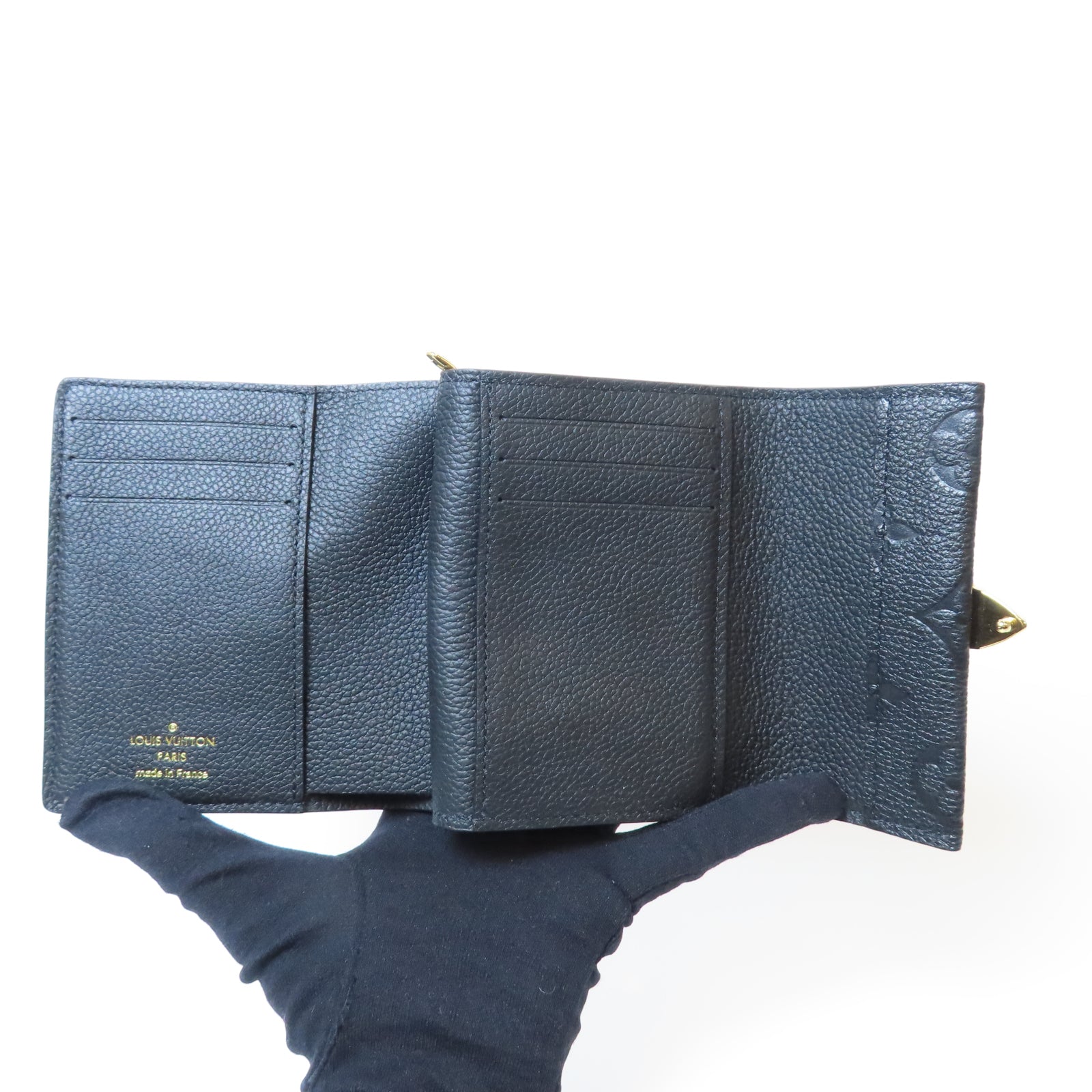 LOUIS VUITTON 【激減優惠】Monogram Empreinte Metis Wallet金扣錢包黑色