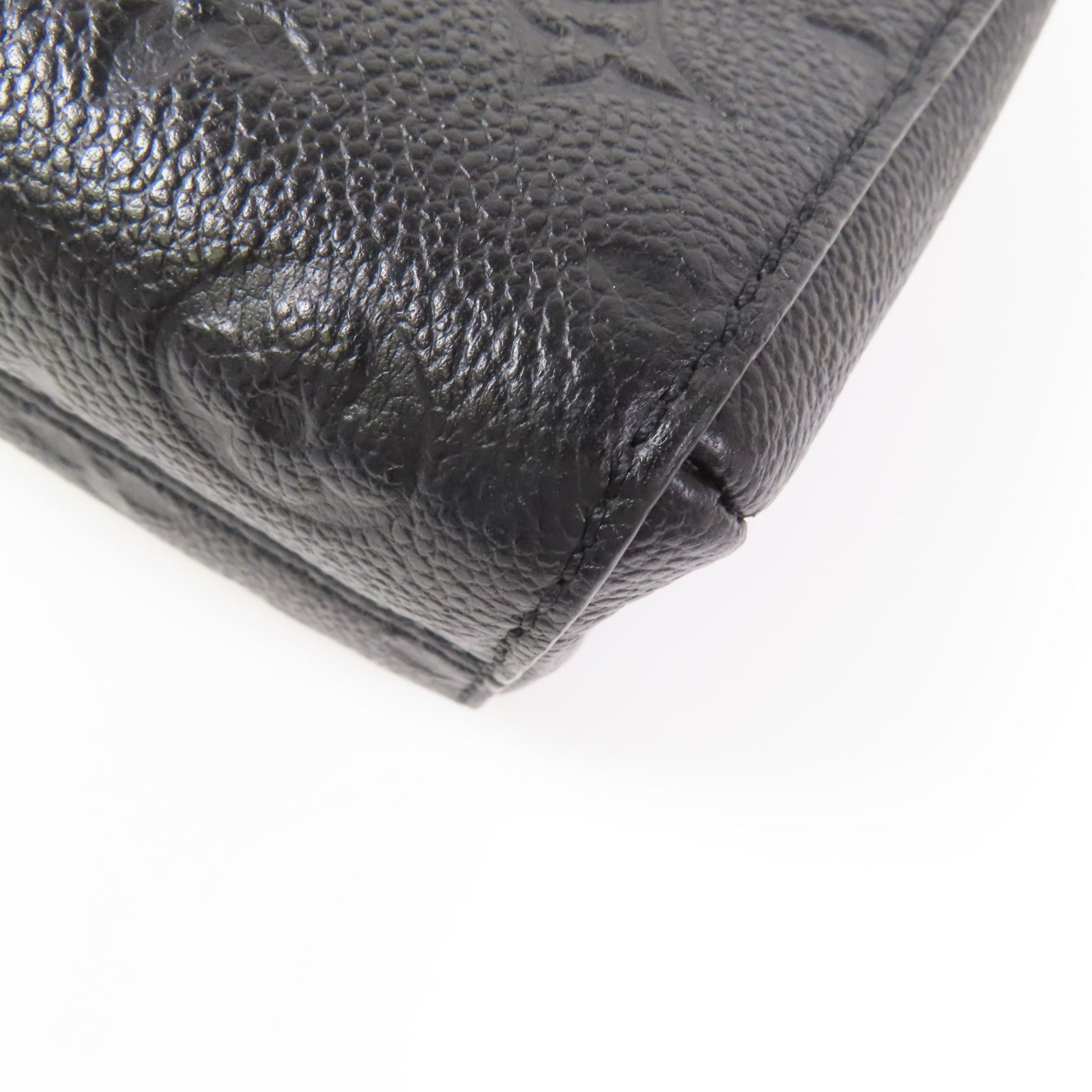 LOUIS VUITTON Monogram Empreinte Vavin BB金扣肩背袋