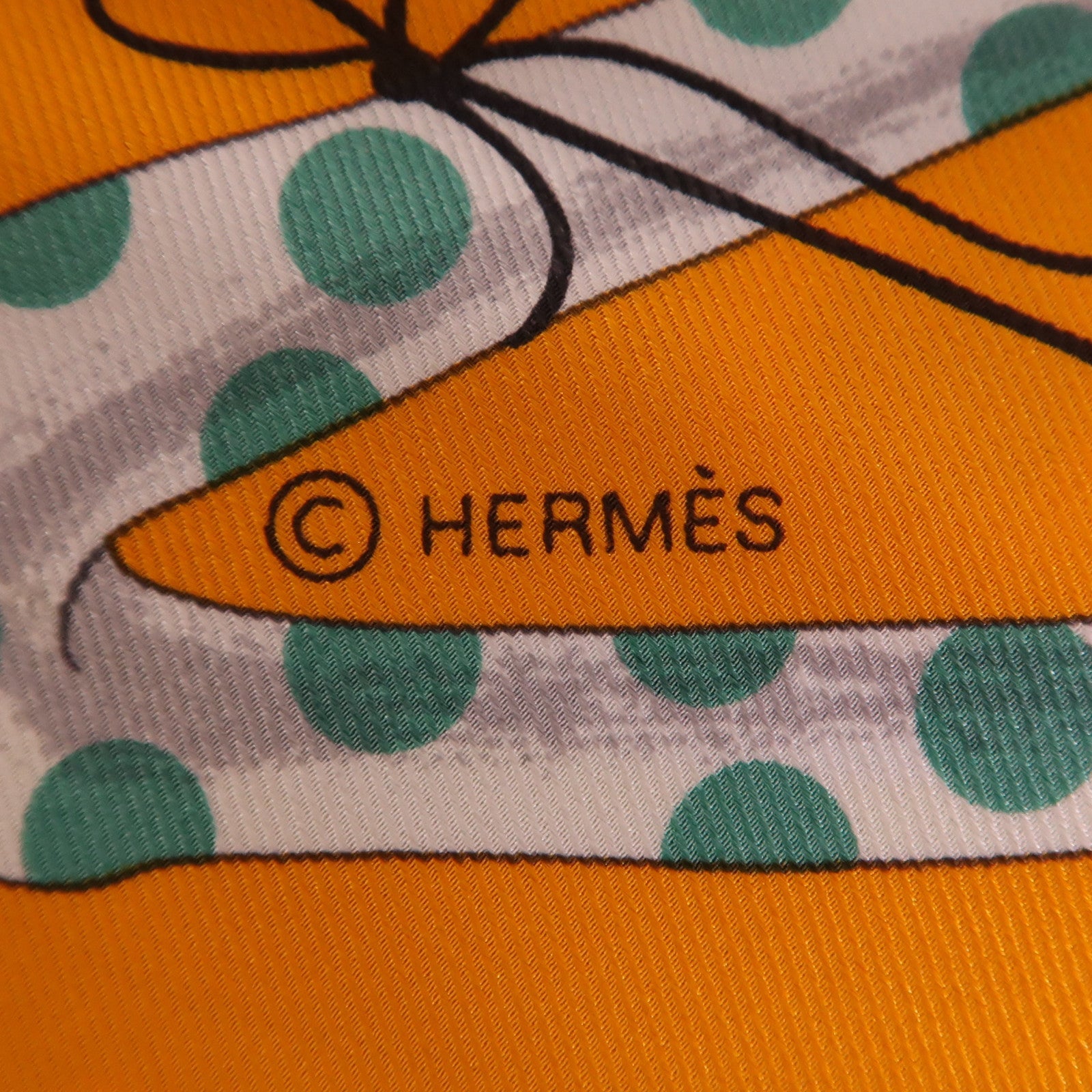 HERMES Carre 70 Scarf Silk Multicolor