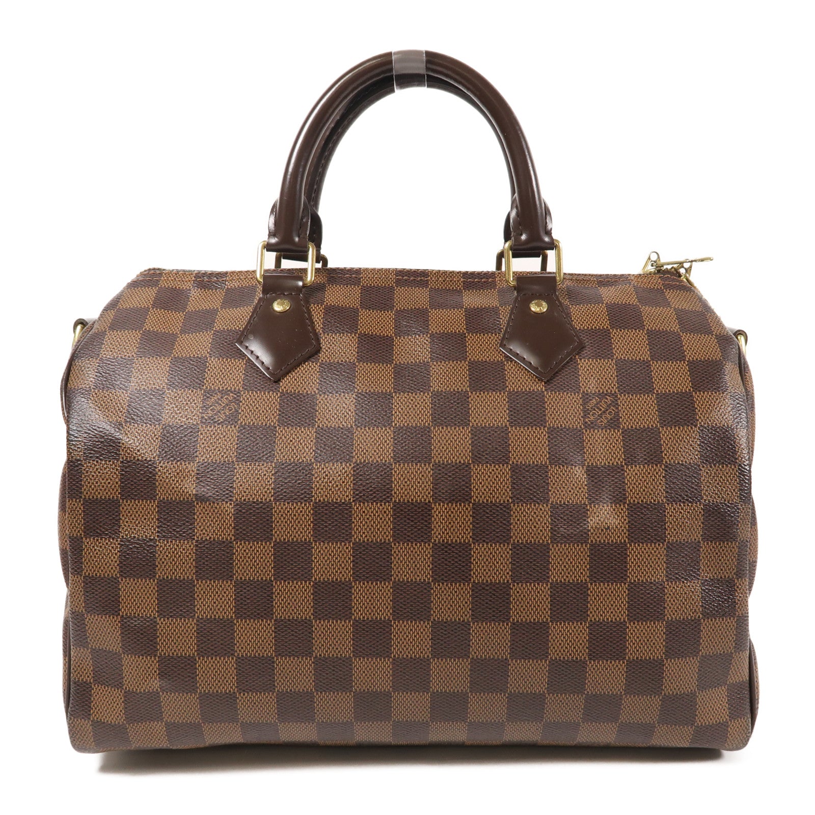 LOUIS VUITTON LV GHW Speedy Bandouliere 30 2way Shoulder Bag N41367 Damier Brown