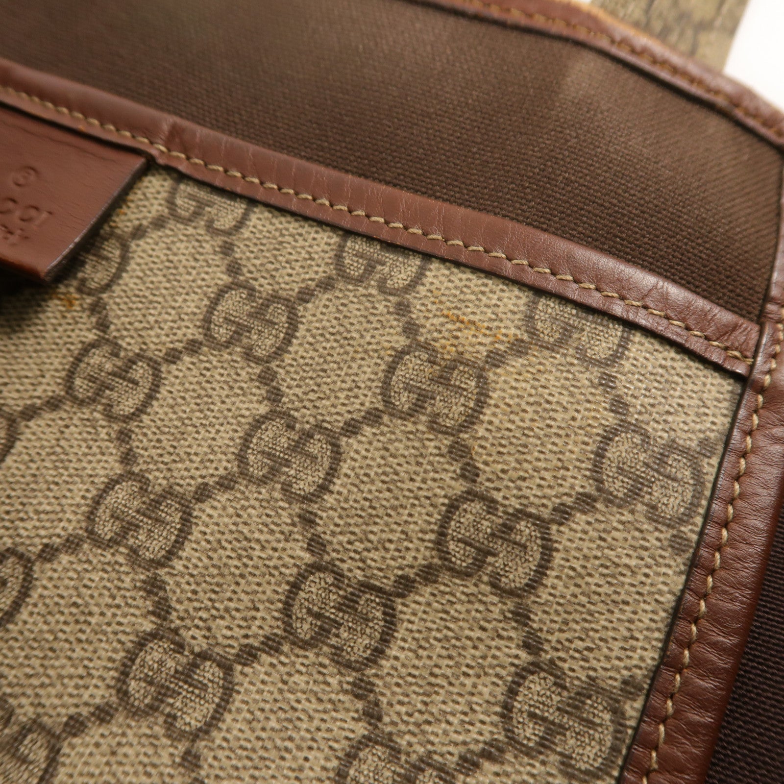 GUCCI 塗層帆布Tote bag金扣手挽袋