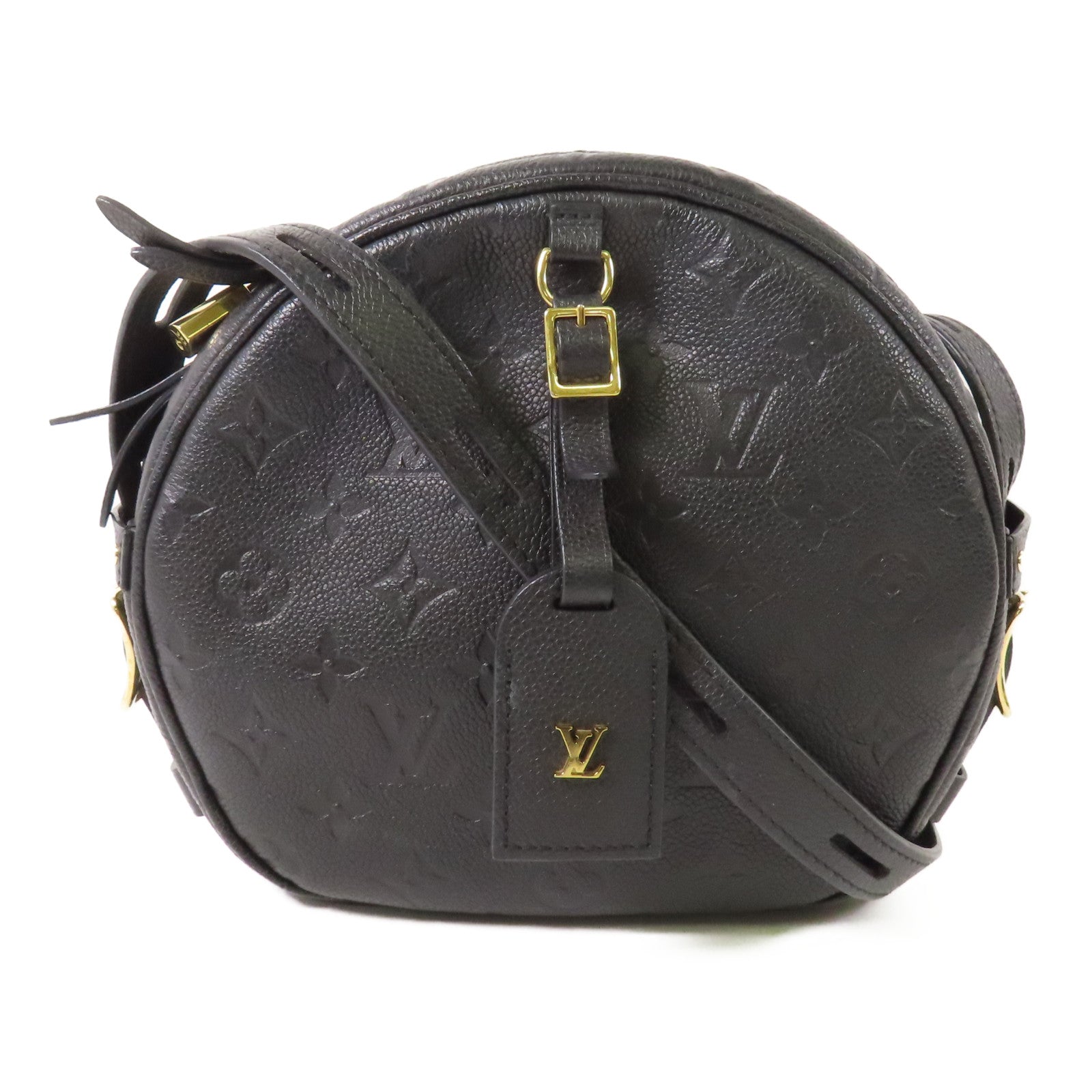 LOUIS VUITTON LV GHW Boite Chapeau Shoulder Bag M45649 Monogram Empreinte Black