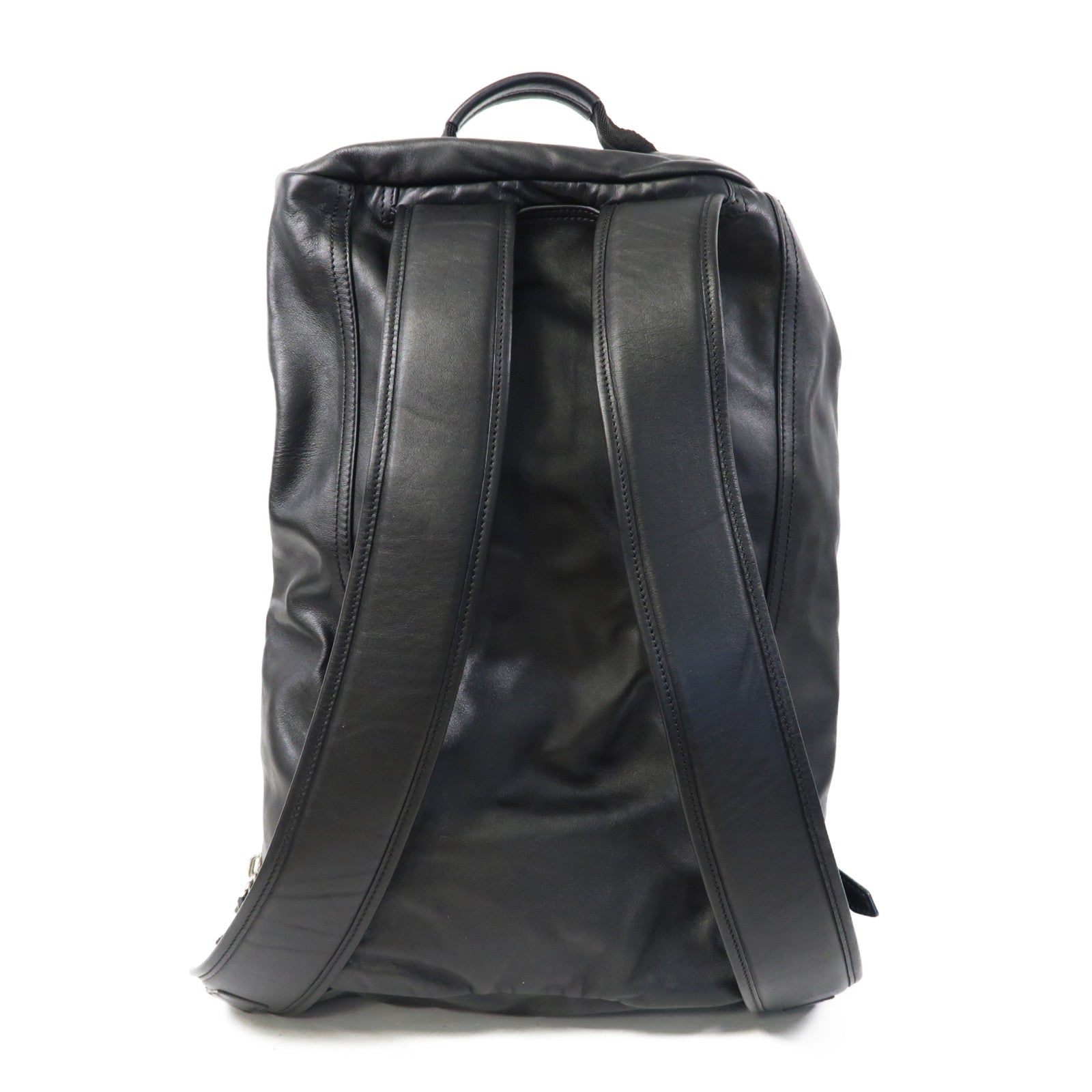 GIVENCHY 【激減優惠】羊皮皮革2 Way Star Backpack銀扣背包黑色