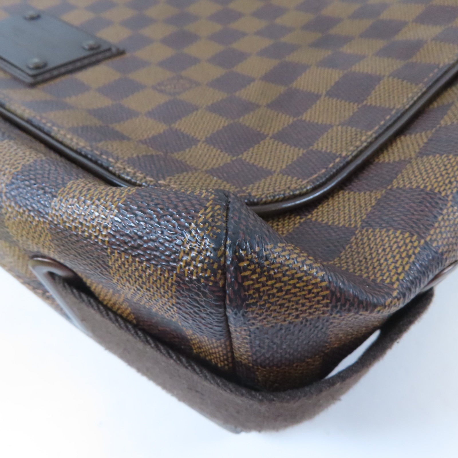 LOUIS VUITTON 【激減優惠】Damier Brooklyn GM金扣肩背袋啡色