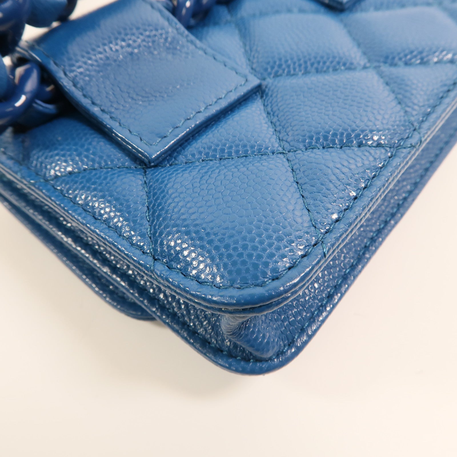 CHANEL 牛皮皮革Mini Waist Bag鏈帶腰包