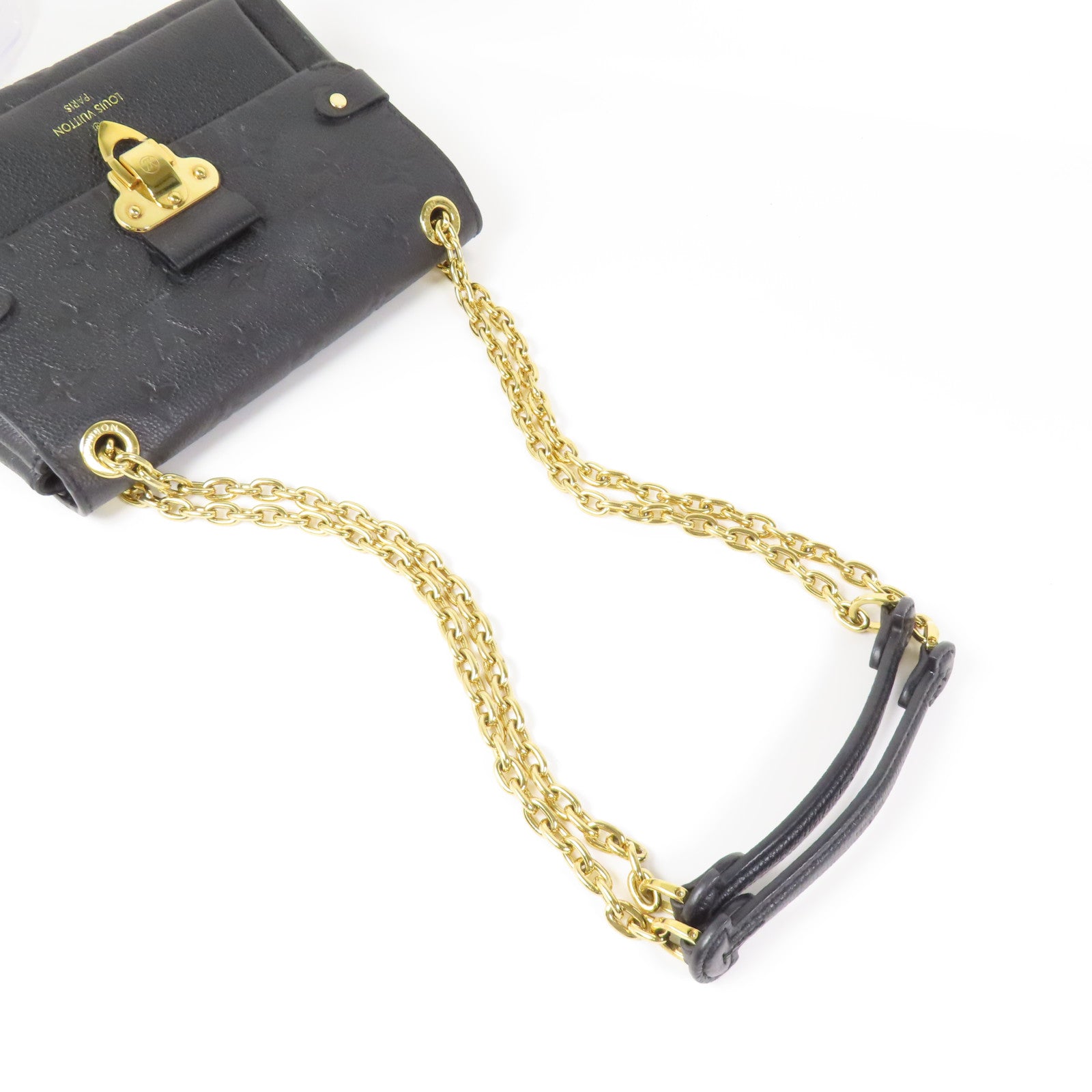 LOUIS VUITTON Monogram Empreinte Vavin BB金扣肩背袋