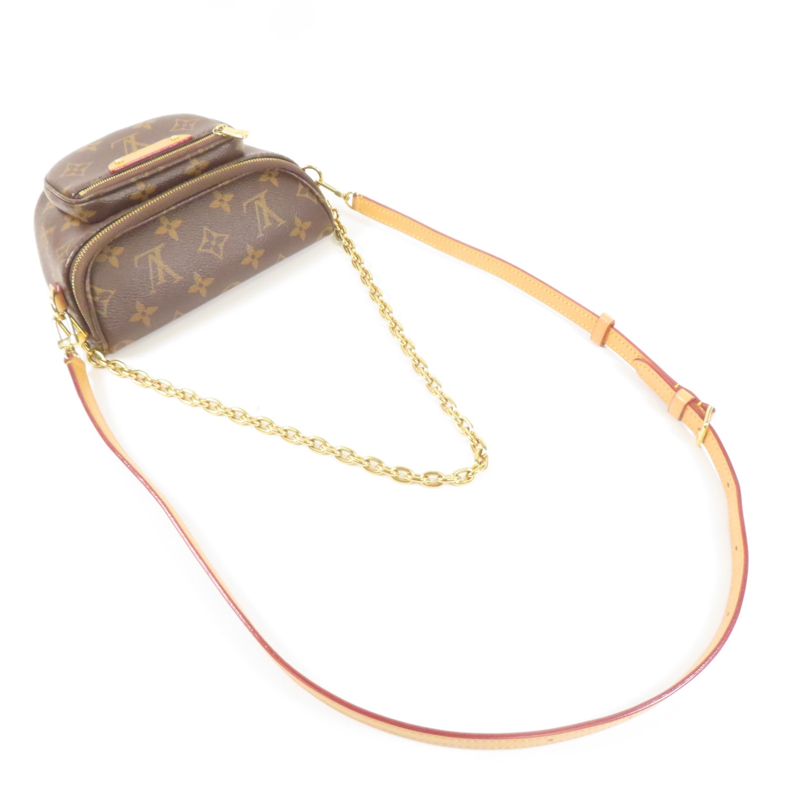 LOUIS VUITTON Monogram Mini Bumbag金扣手挽肩背兩用袋