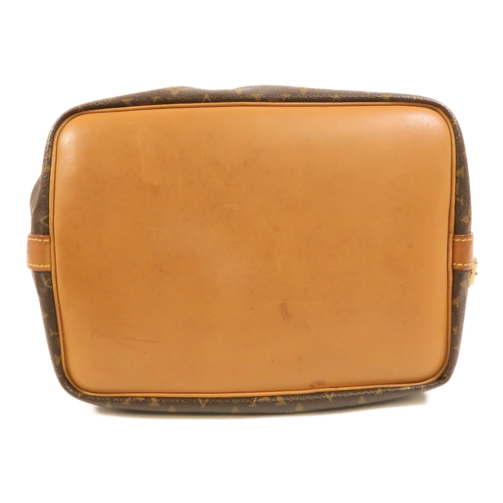 LOUIS VUITTON Monogram Petit Noe金扣肩背袋棕色