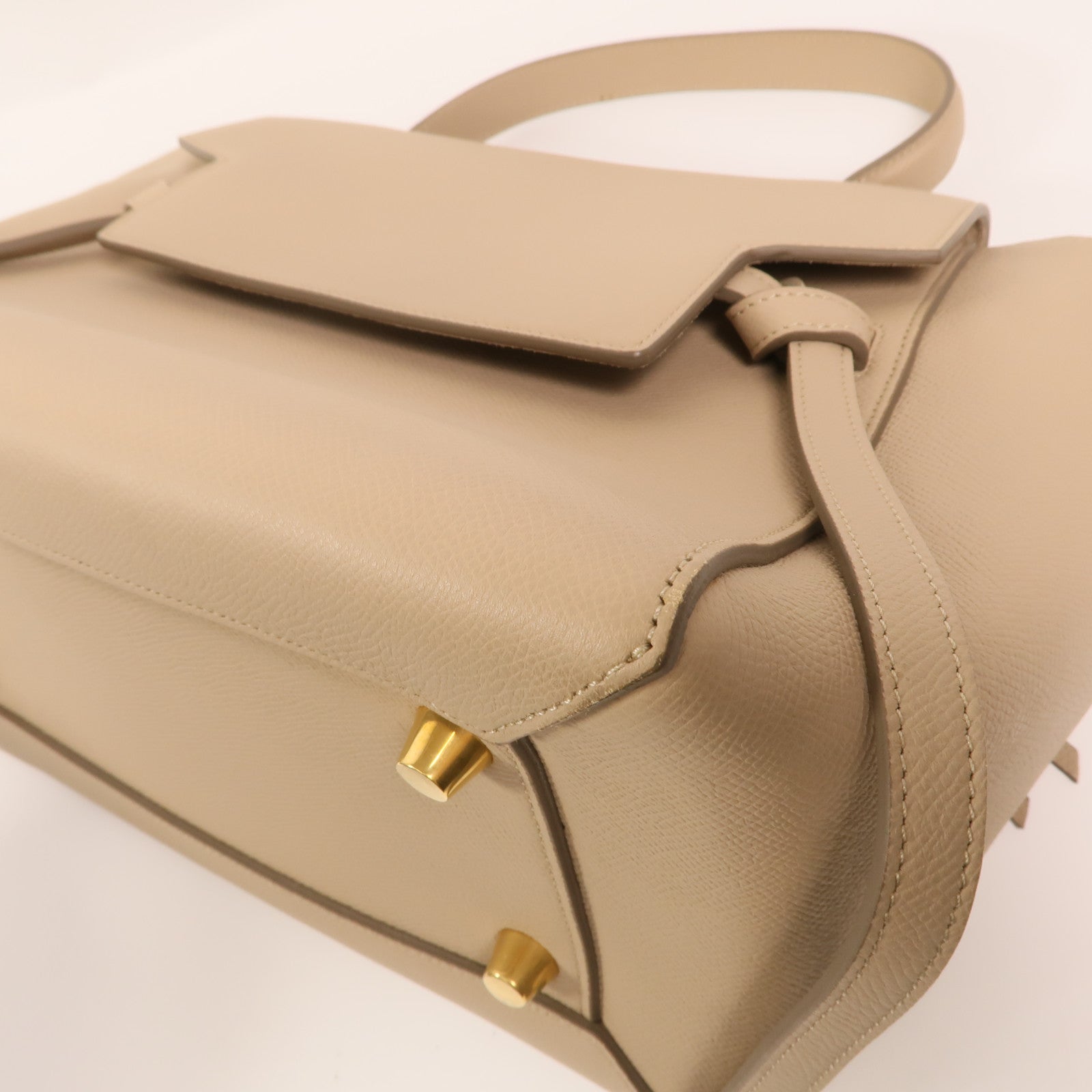 CELINE 牛皮皮革Micro Belt Bag金扣手挽肩背兩用袋