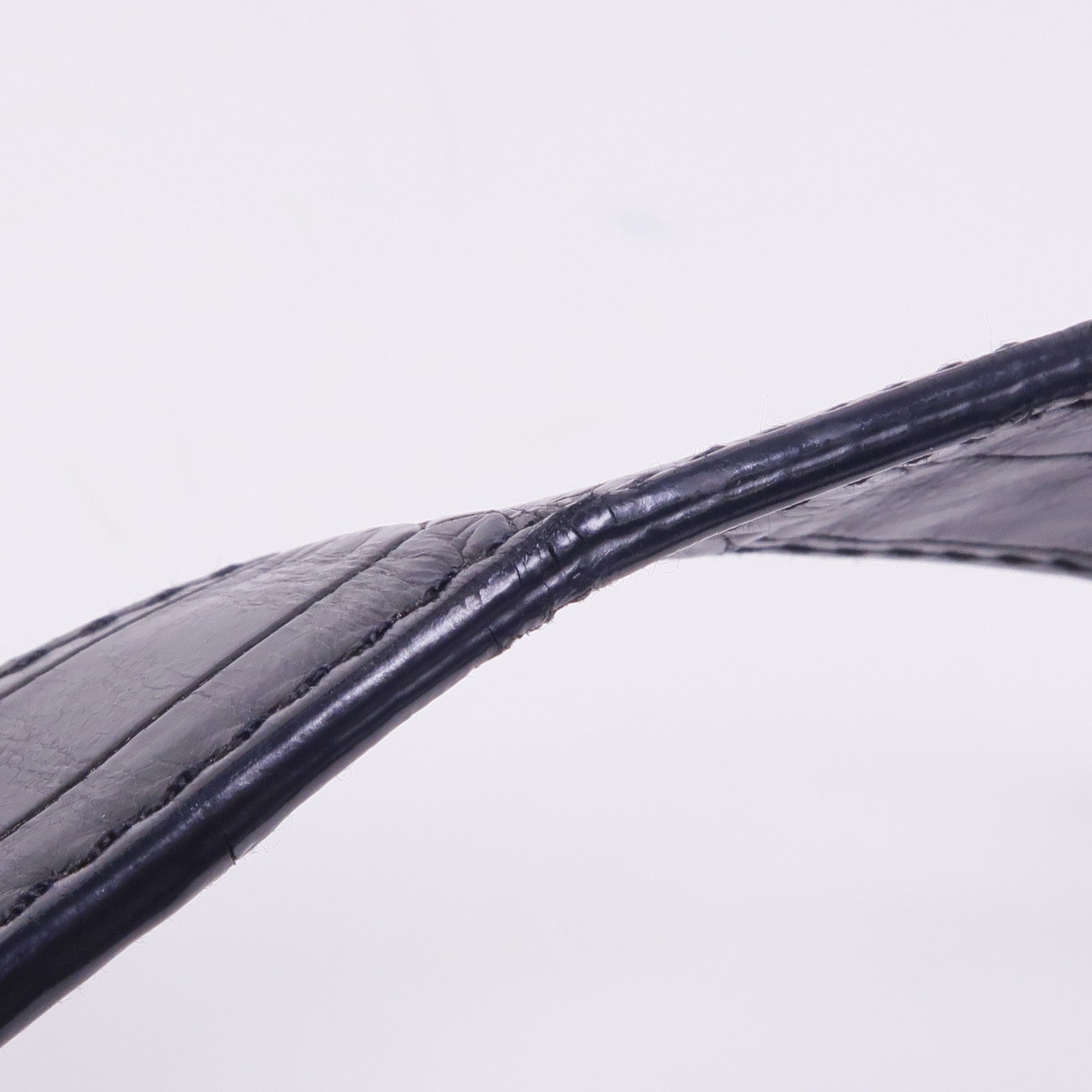 SAINT LAURENT 鱷魚皮革Classic Universite金扣肩背袋