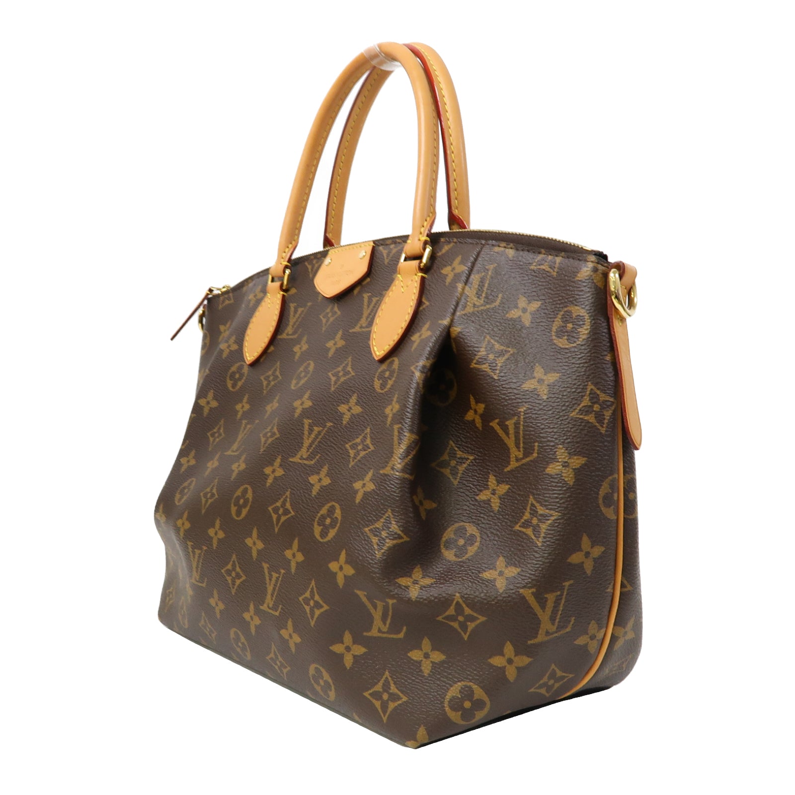 LOUIS VUITTON Monogram Turenne MM金扣手挽肩背兩用袋啡色