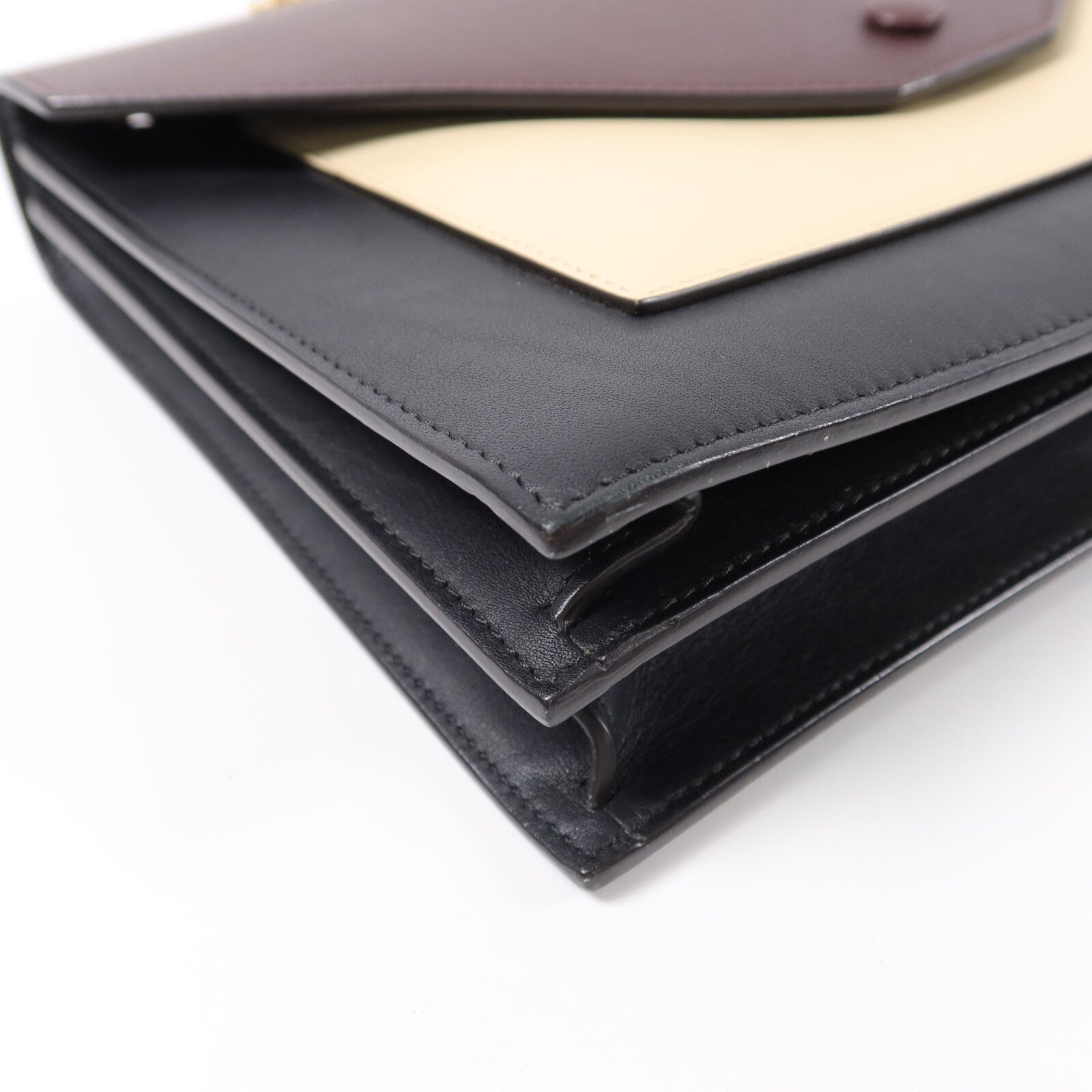 CELINE 牛皮皮革Pocket Envelope WOC鏈帶肩背袋