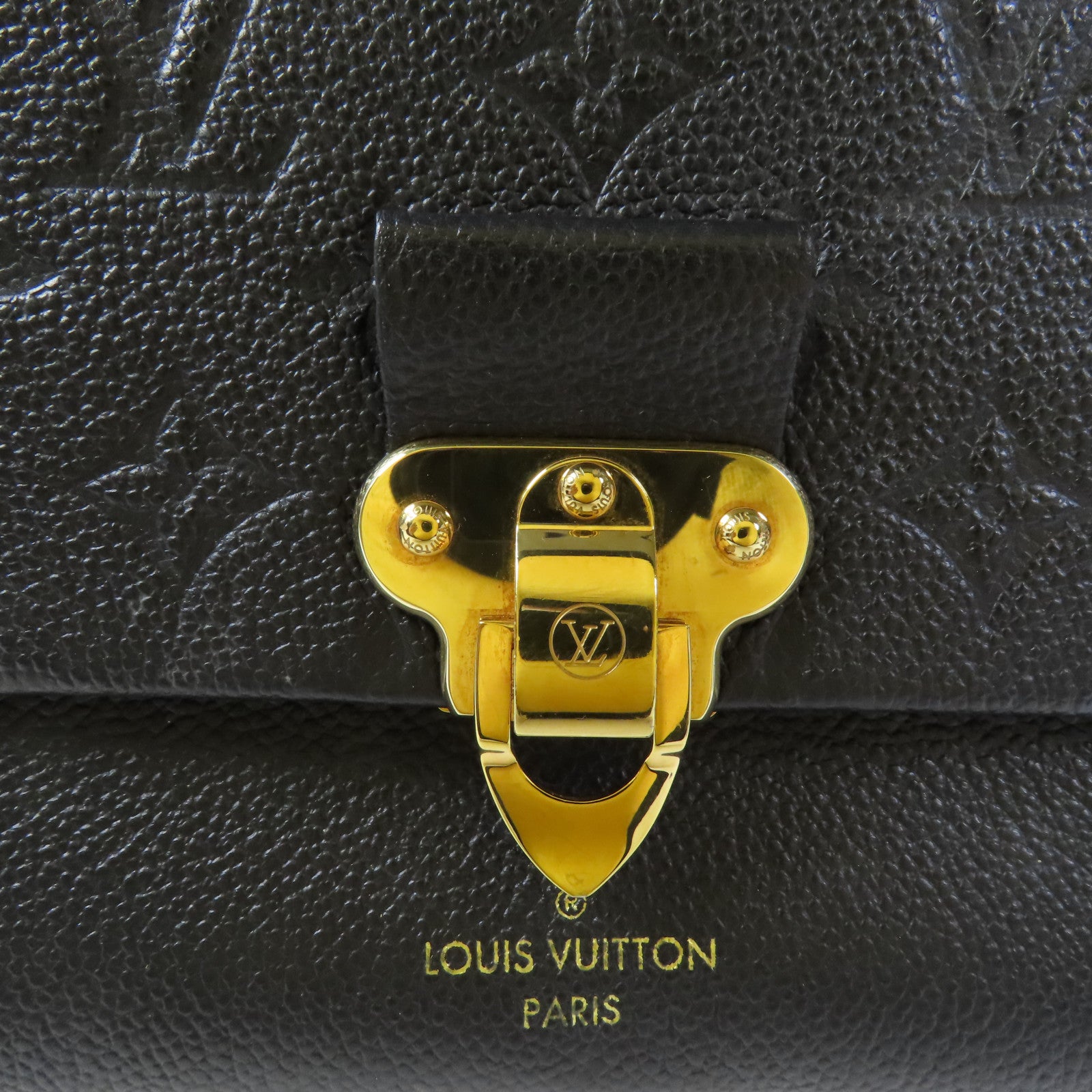 LOUIS VUITTON Monogram Empreinte Vavin BB金扣肩背袋
